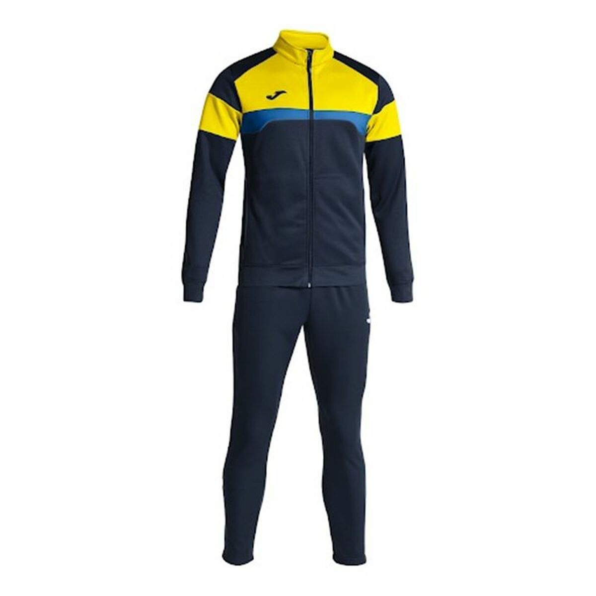 Träningsoverall, Vuxen Joma Sport Danubio III Gul Marinblå Män 2 Delar