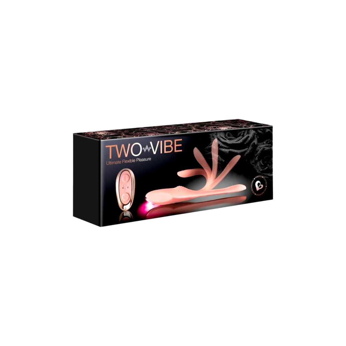 Dubbelvibrator Dual Stimulation Vibe Rocks-Off Rosa - 2