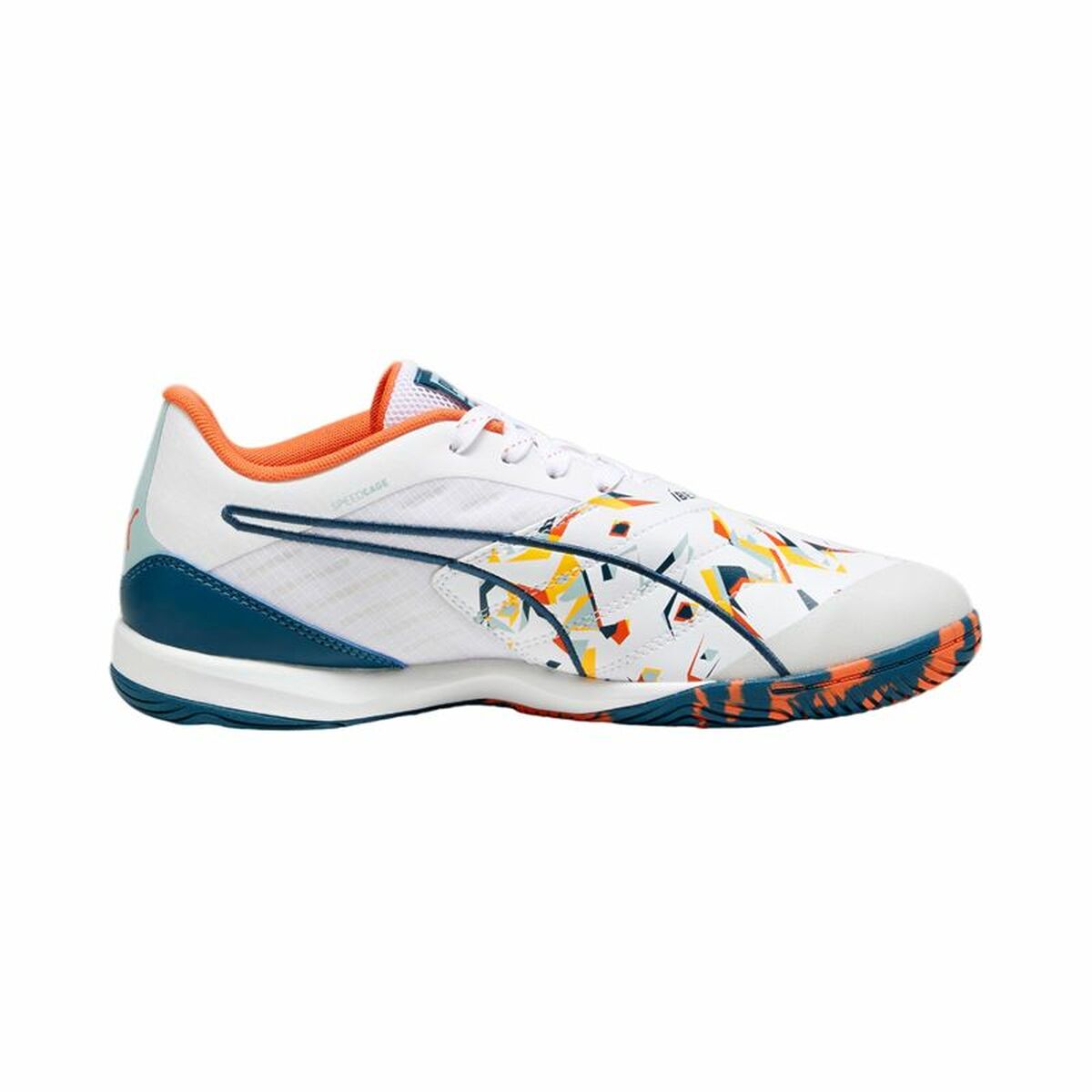 Fotbollsskor för inomhusbruk för vuxna Puma IBERO V CREATIVITY Vit Barn Unisex - 2