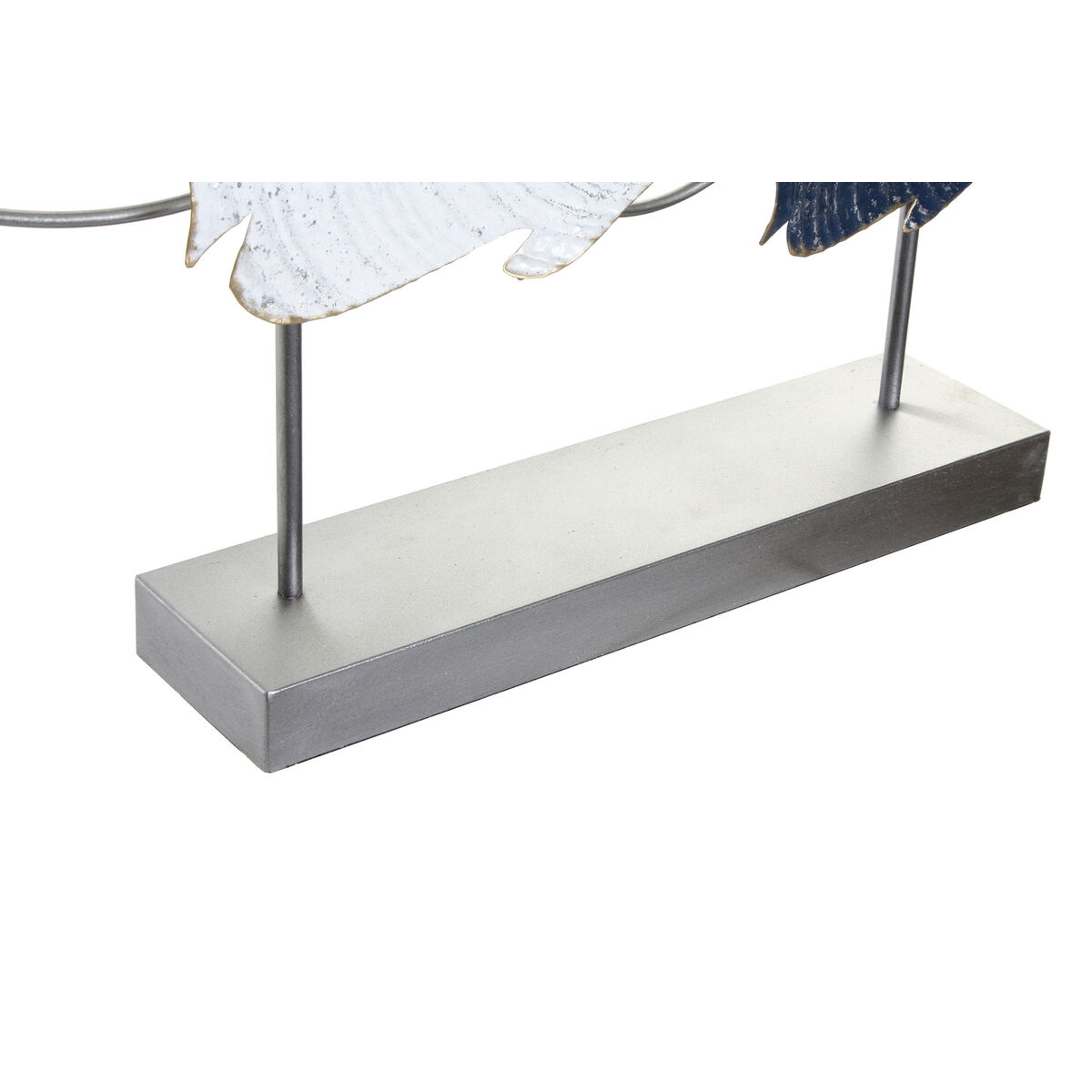 Prydnadsfigur DKD Home Decor 63 x 9 x 44 cm Grå Blå Vit Spiraler (2 antal) - 5