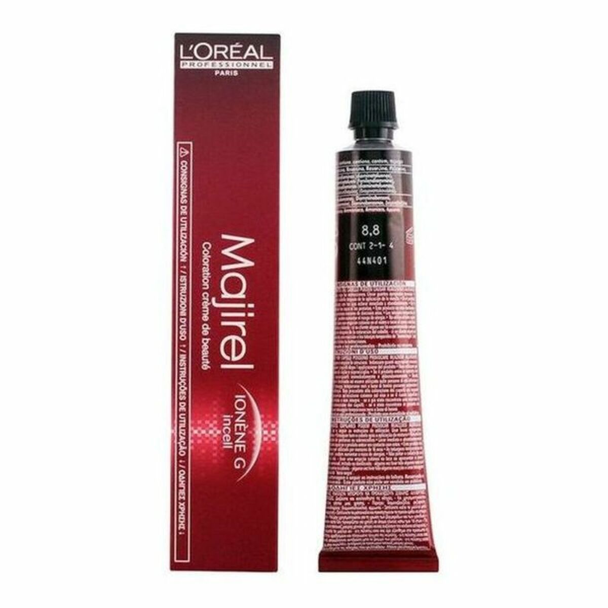 Permanent färg Majirel L'Oreal Professionnel Paris 0000017684 (50 ml) Nº 8,8 50 ml