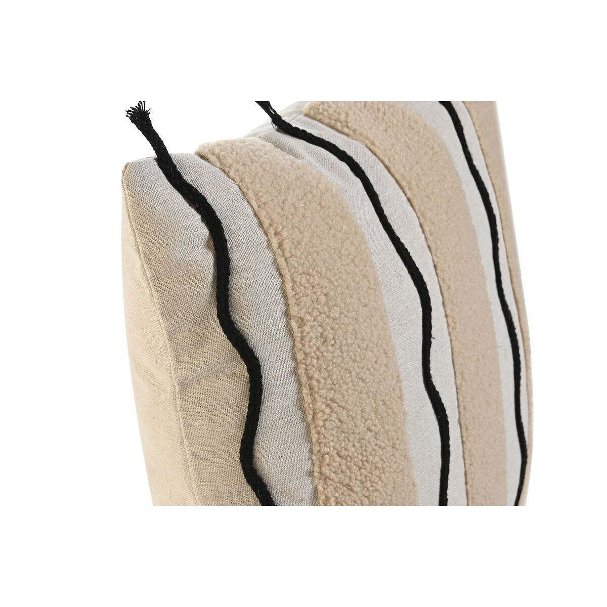Kudde Home ESPRIT Beige Boho 45 x 5 x 45 cm - 5
