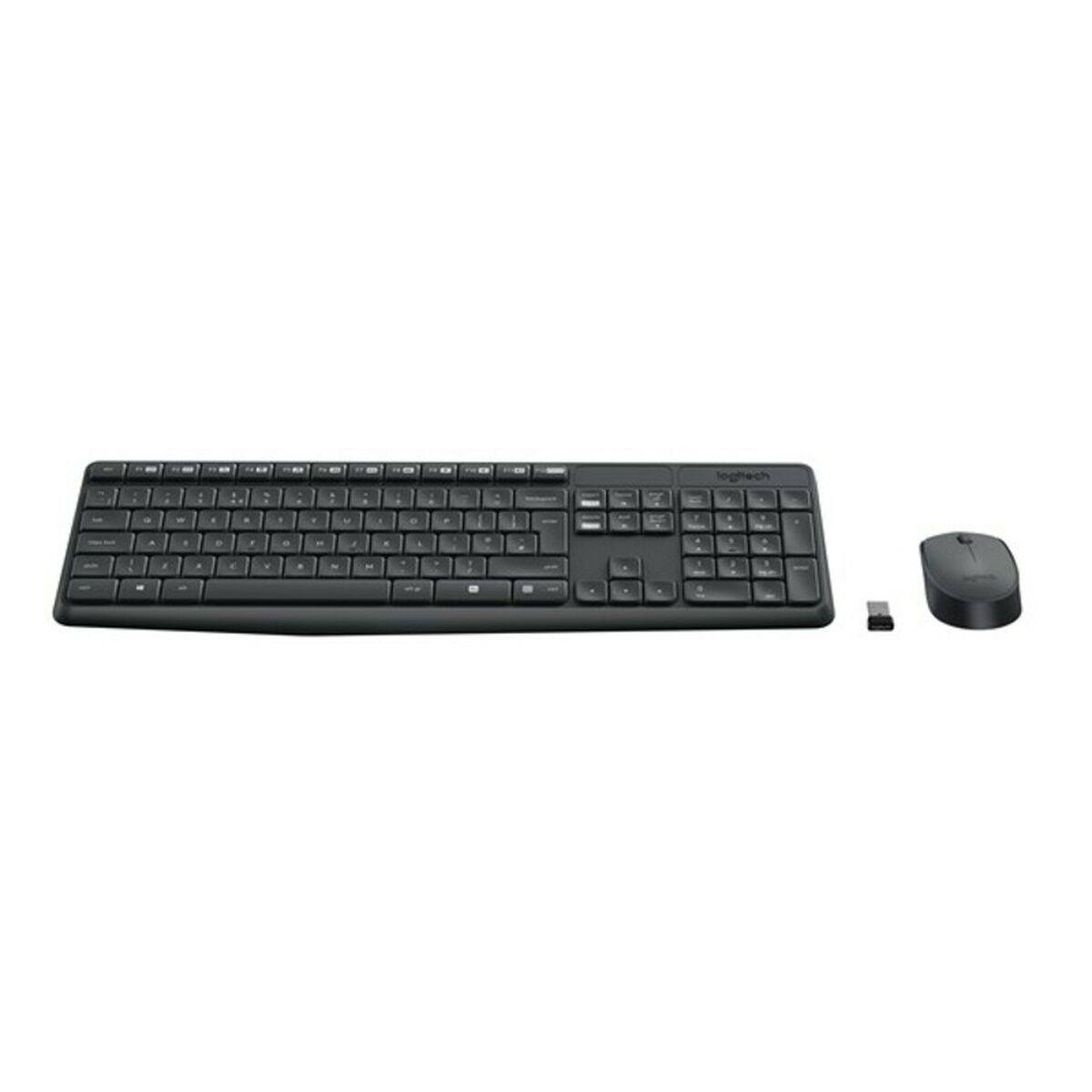 Trådlöst Tangentbord och Mus Logitech 920-007919 Svart - 4