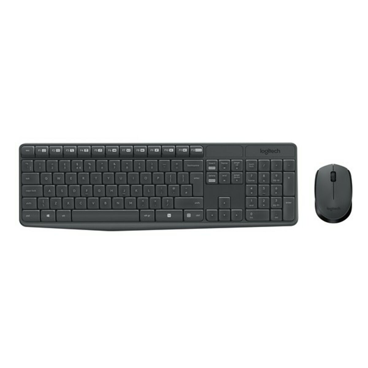 Trådlöst Tangentbord och Mus Logitech 920-007919 Svart