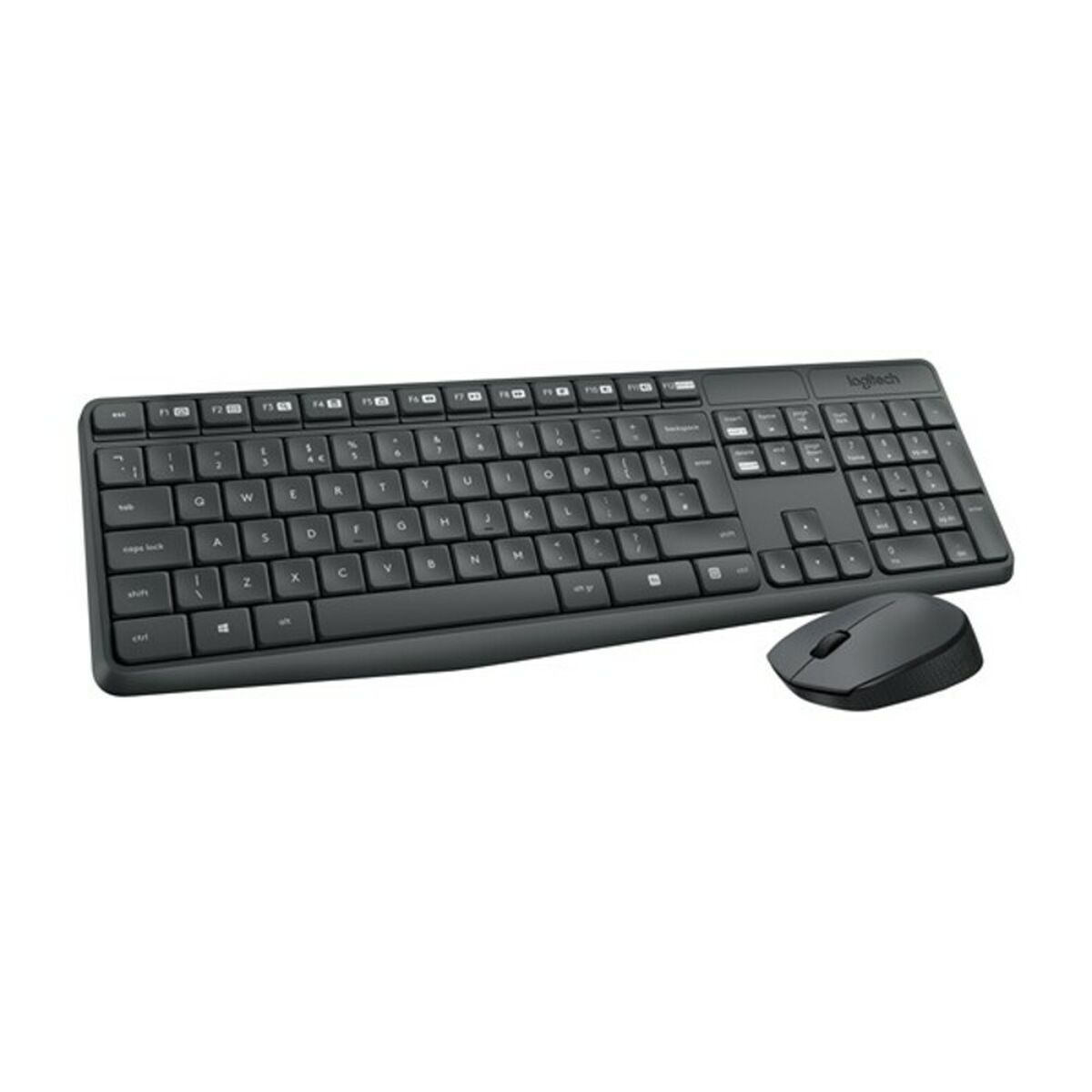 Trådlöst Tangentbord och Mus Logitech 920-007919 Svart - 3