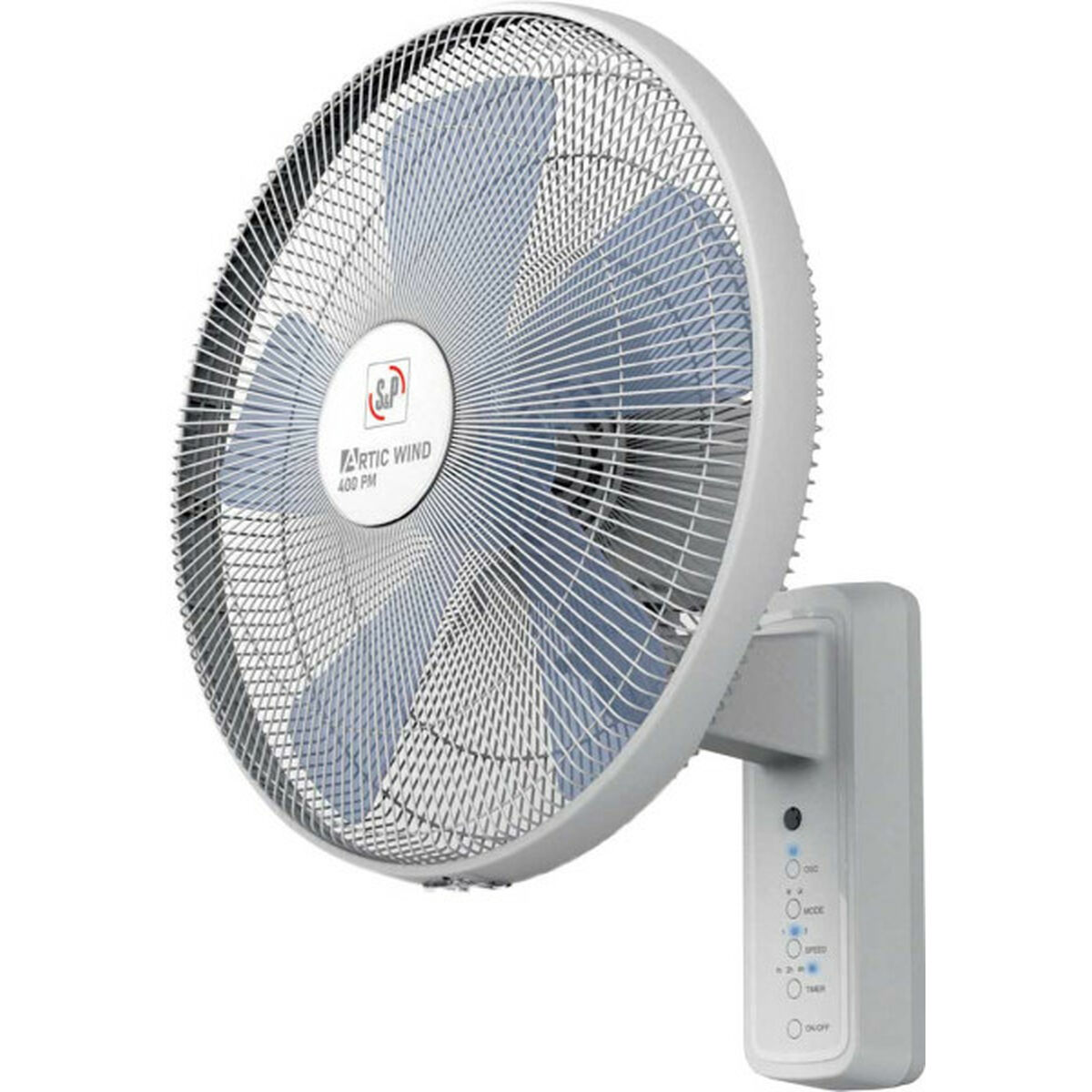 Väggfläkt S&P WIND400PRC Grå 55 W Ø 40 cm