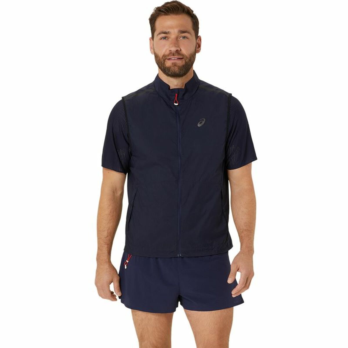 Träningsväst Herr Asics Metarun Packable Gilet Blå