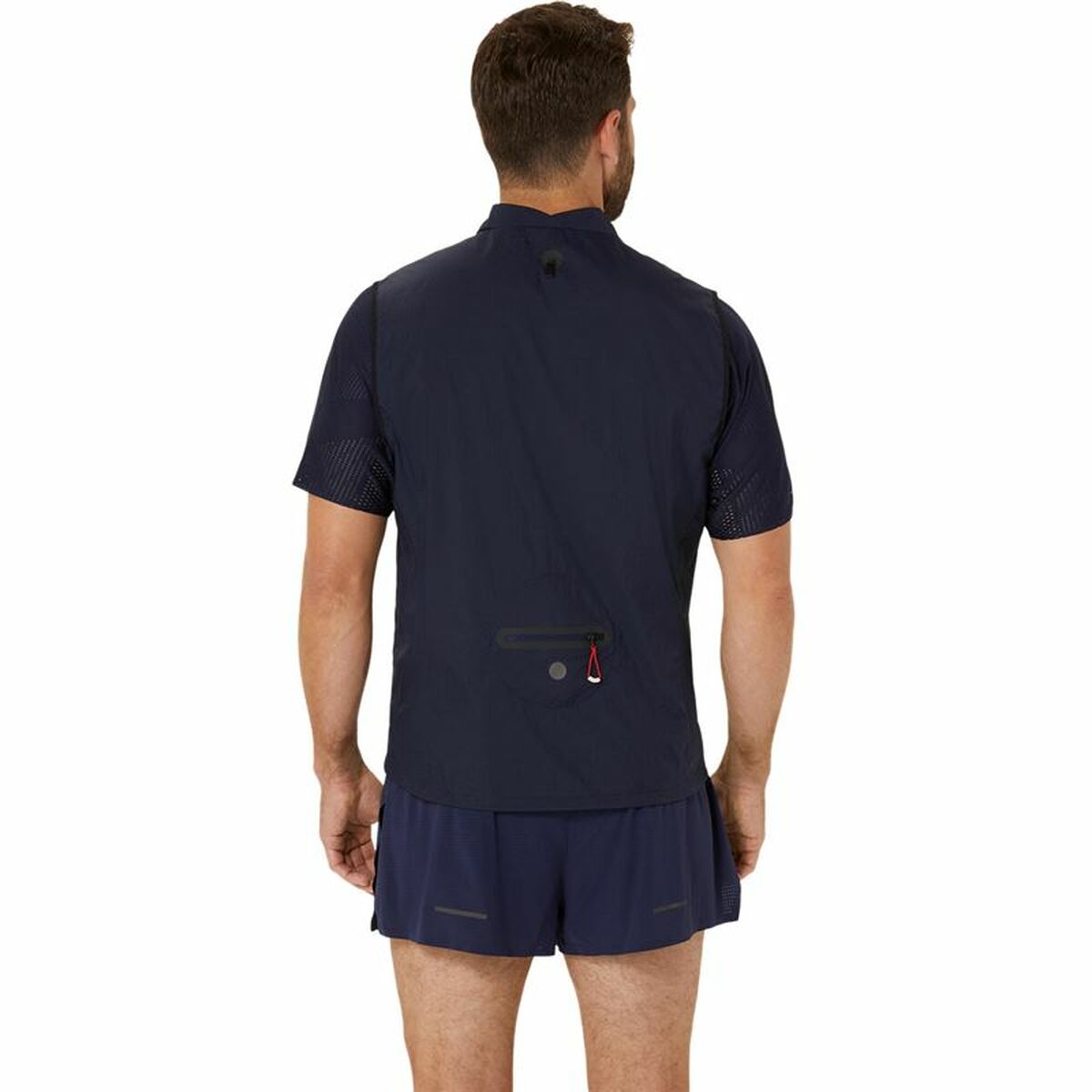 Träningsväst Herr Asics Metarun Packable Gilet Blå - 2