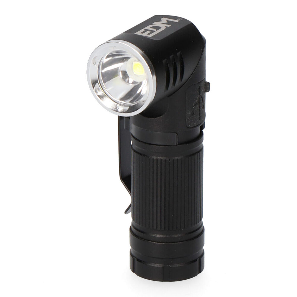 Ficklampa LED EDM 36443 8 W 450 lm Roterande huvud Laddningsbar Mini - 3
