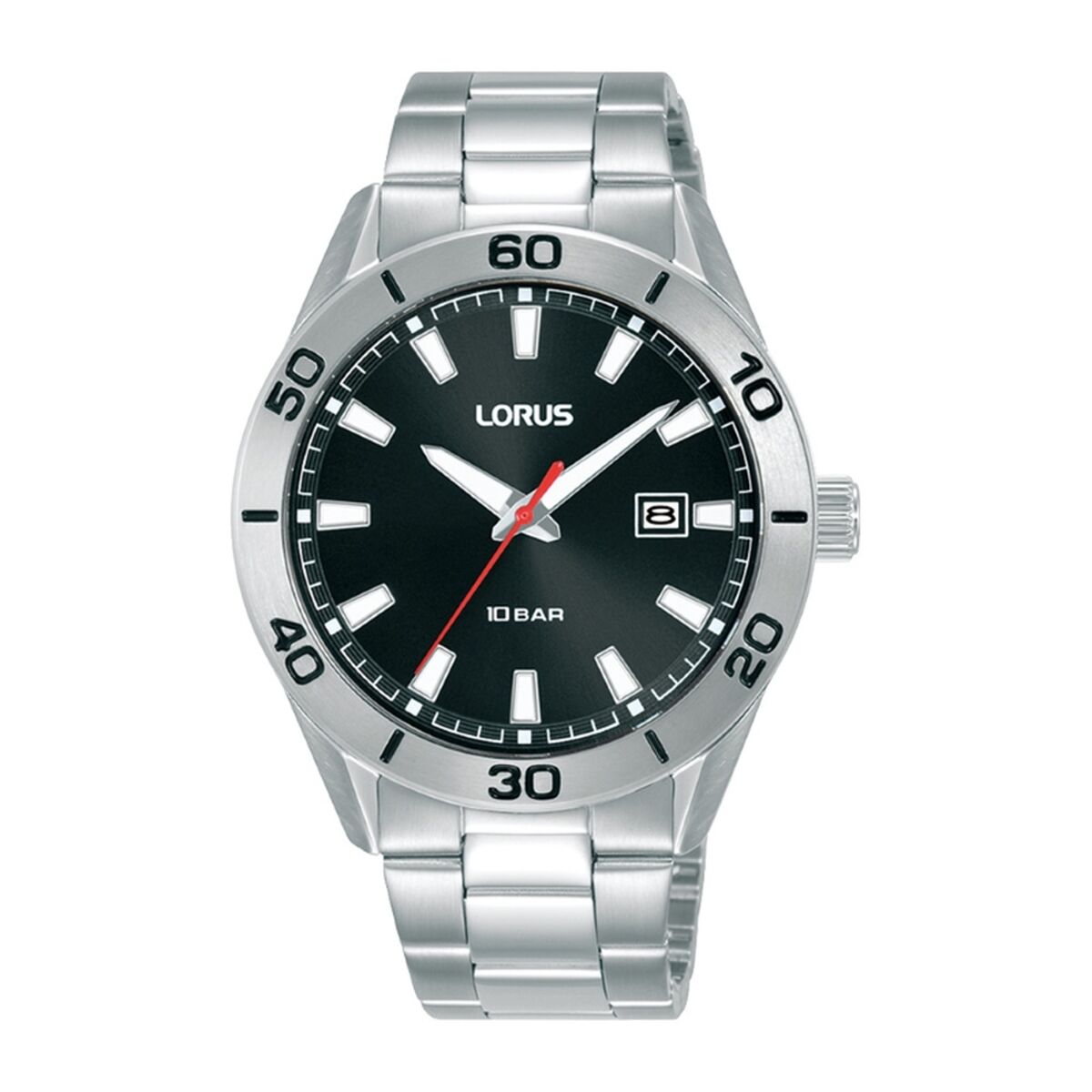 Herrklocka Lorus RH965PX9 Svart Silvrig