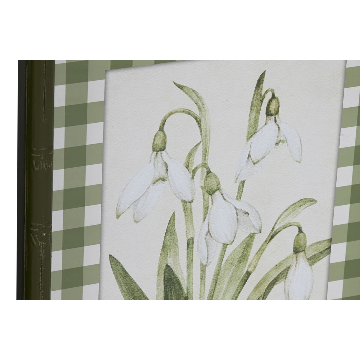 Tavla Home ESPRIT Grön Beige Shabby Chic Botaniska växter 30 x 2,5 x 40 cm (4 antal) - 3