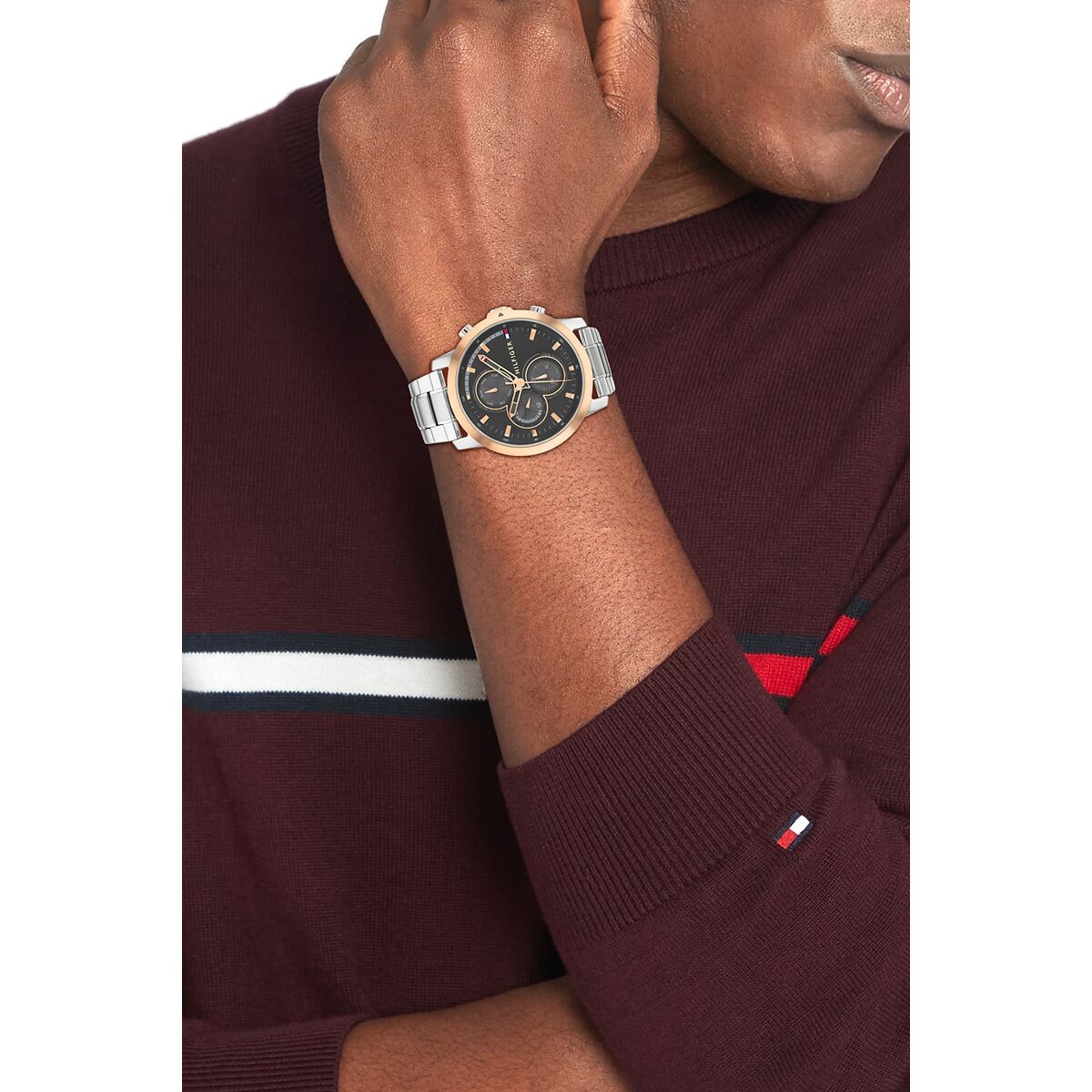Herrklocka Tommy Hilfiger 1792050 Grå Silvrig - 4