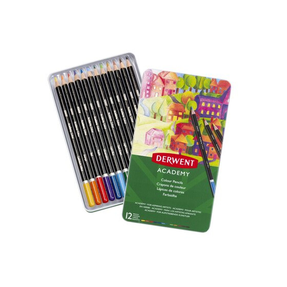 Färgpennor DERWENT Academy Multicolour - 2