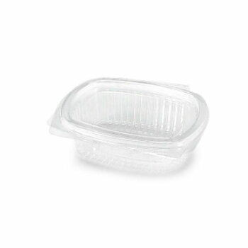Behållare för matkonservering Algon Återanvändningsbar 250 ml Transparent Avlång 14 x 11 x 4,5 cm (12 antal)