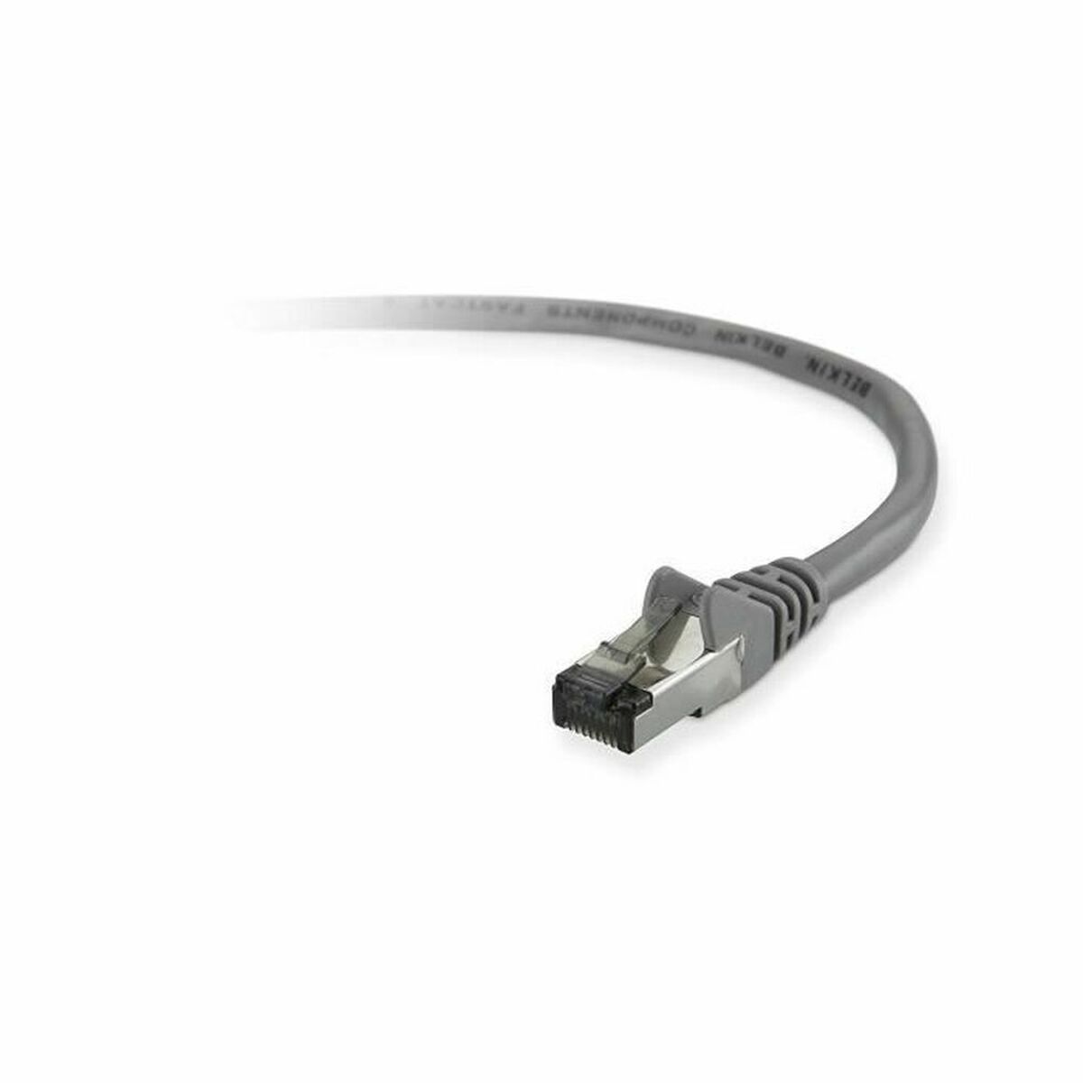 Kabel RJ45 Kategori 5e UTP Belkin 2m Cat5e STP Svart Grå 2 m