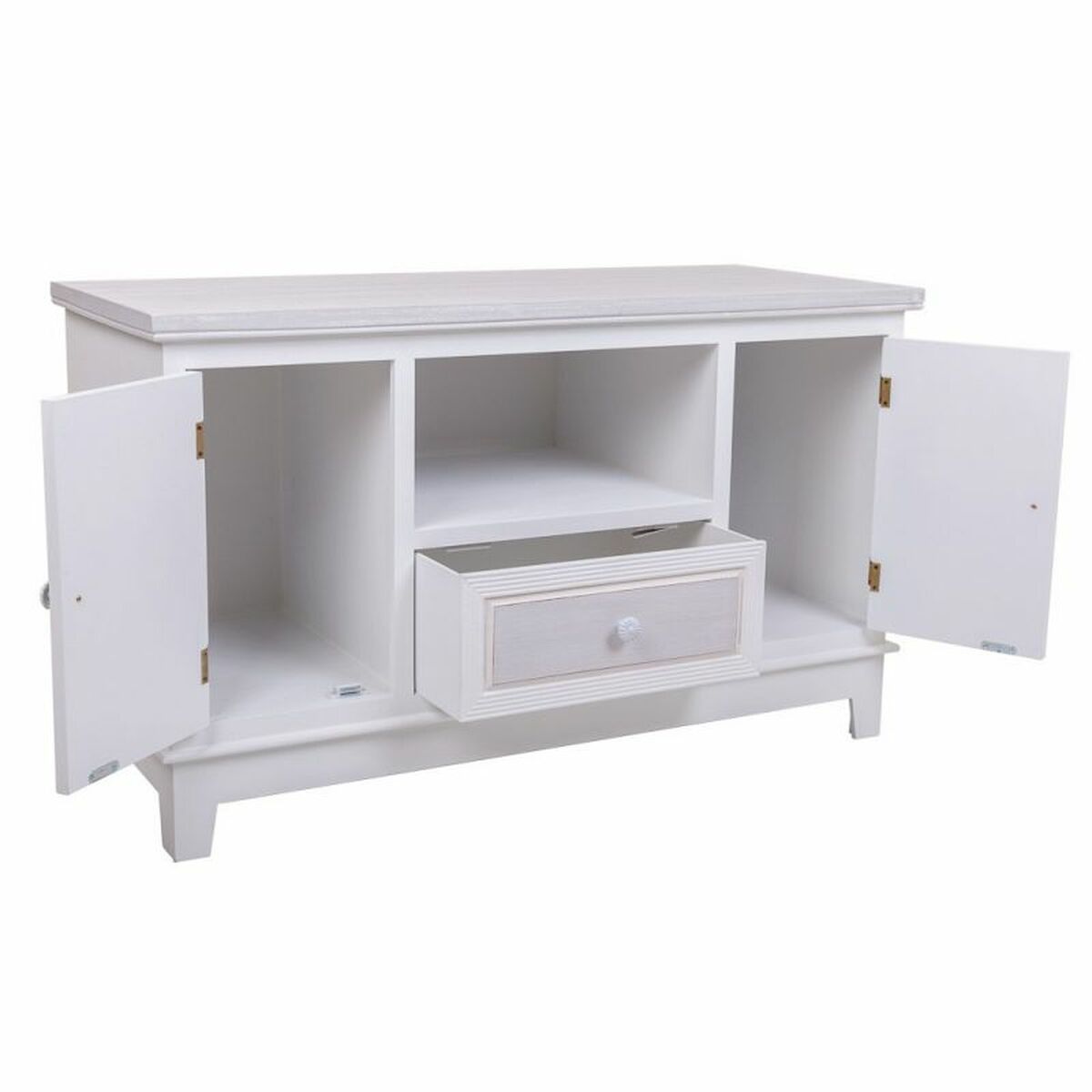 Kommod Alexandra House Living Vit Trä MDF 42 x 60 x 100 cm - 4