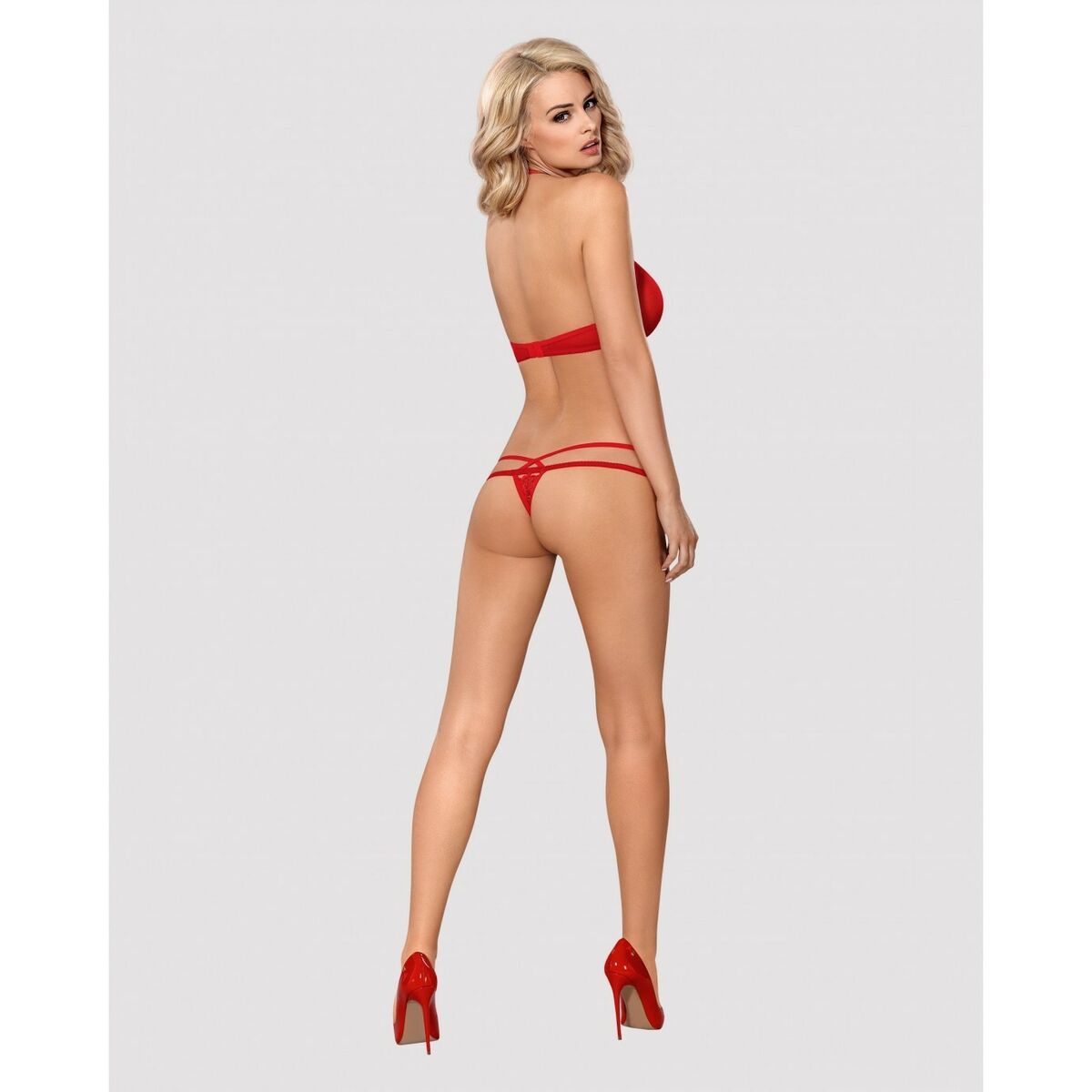 Set med underkläder Obsessive 838-SET-3 Röd L/XL - 3