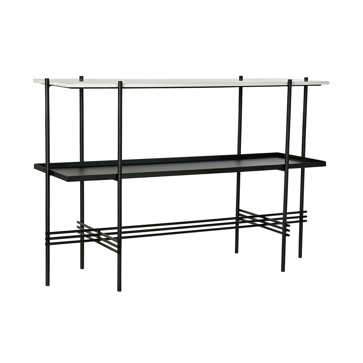 Mottagare DKD Home Decor Vit Svart 120 x 40 x 80 cm