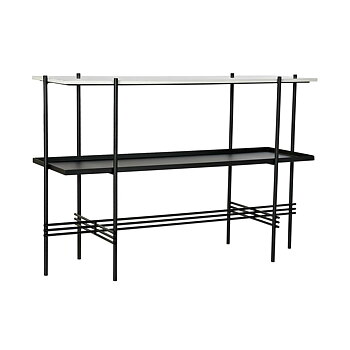Mottagare DKD Home Decor Vit Svart 120 x 40 x 80 cm