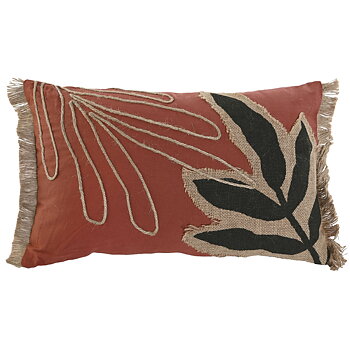Kudde Home ESPRIT Naturell Terrakota n Boho 50 x 5 x 30 cm