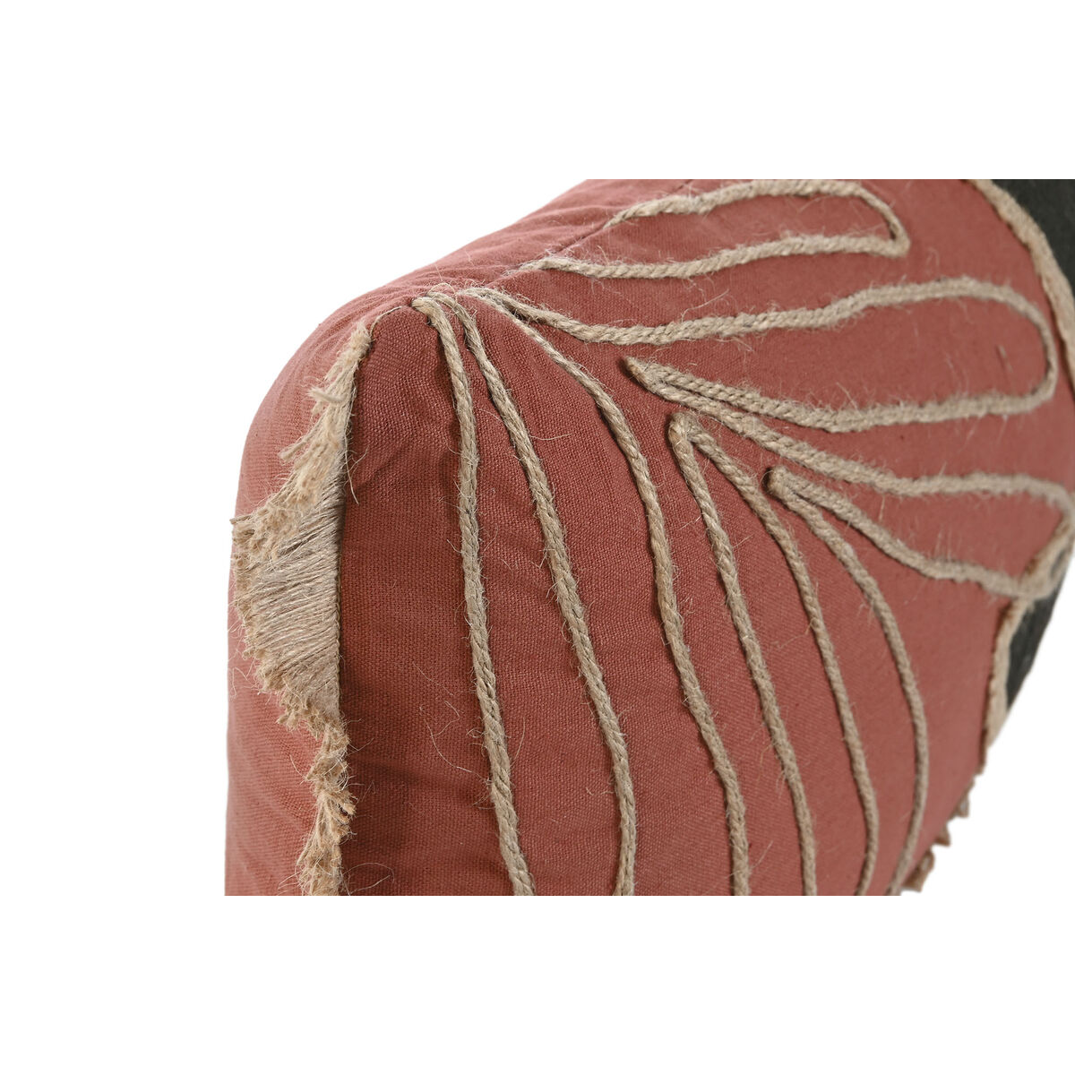Kudde Home ESPRIT Naturell Terrakota n Boho 50 x 5 x 30 cm - 5