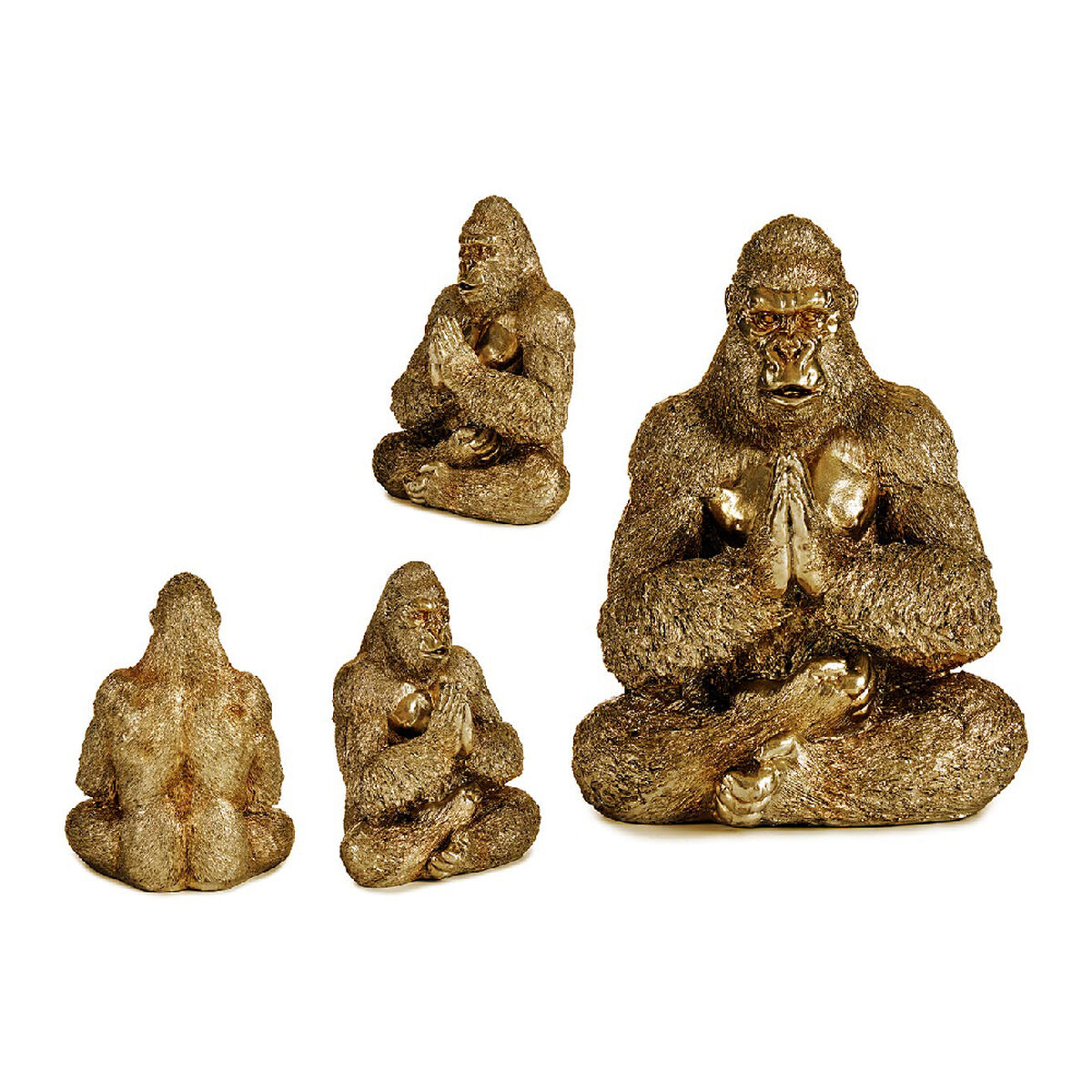 Prydnadsfigur Gorilla Yoga (Renoverade C)