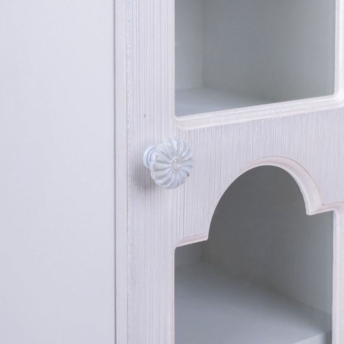 Skåp Alexandra House Living Vit Mirror Trä MDF 20 x 98 x 24 cm - 8