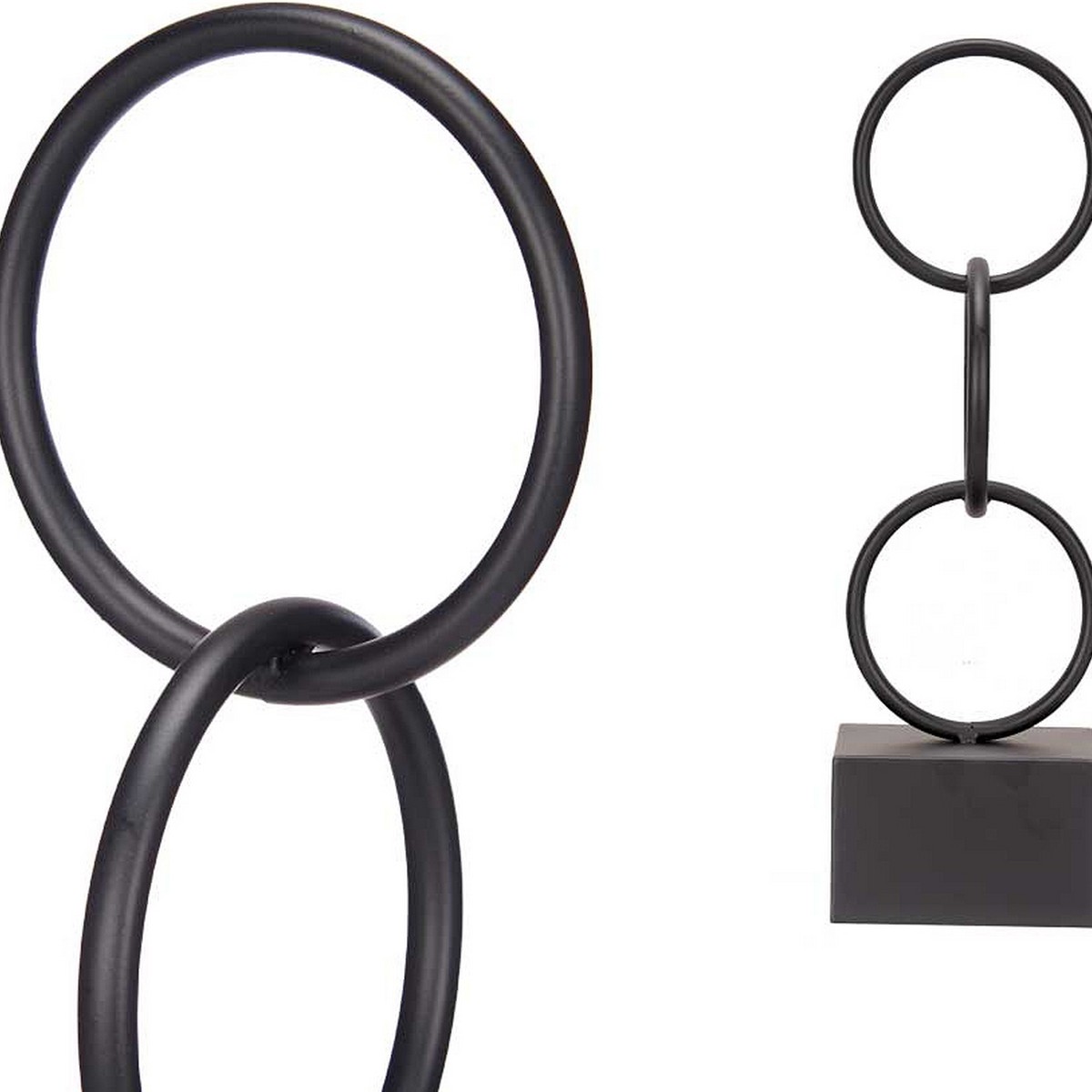 Prydnadsfigur Ringar Vit Multicolour (Renoverade B) - 2