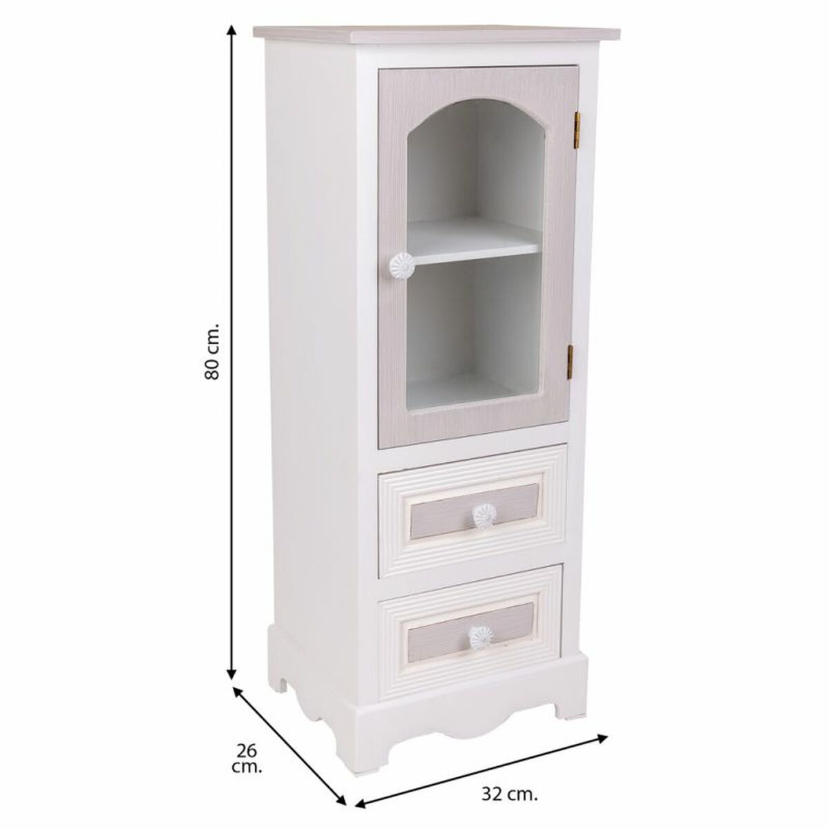 Visningsställ Alexandra House Living Trä MDF 26 x 80 x 32 cm - 5