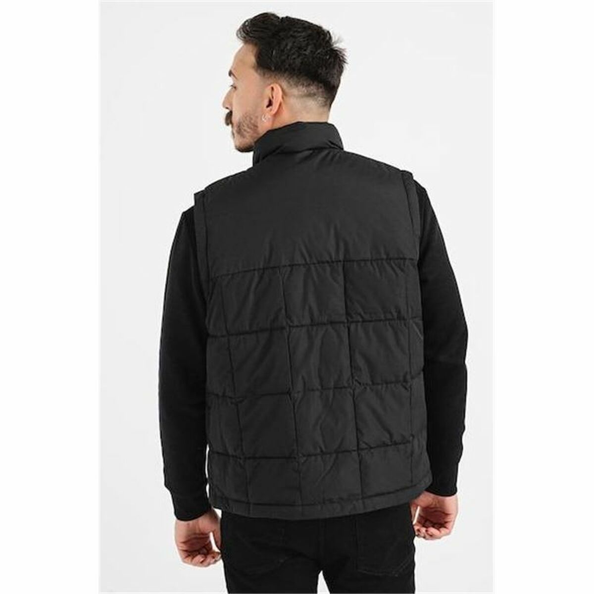 Träningsväst Herr Jack & Jones Jjben Square Bodywarmer Svart - 4