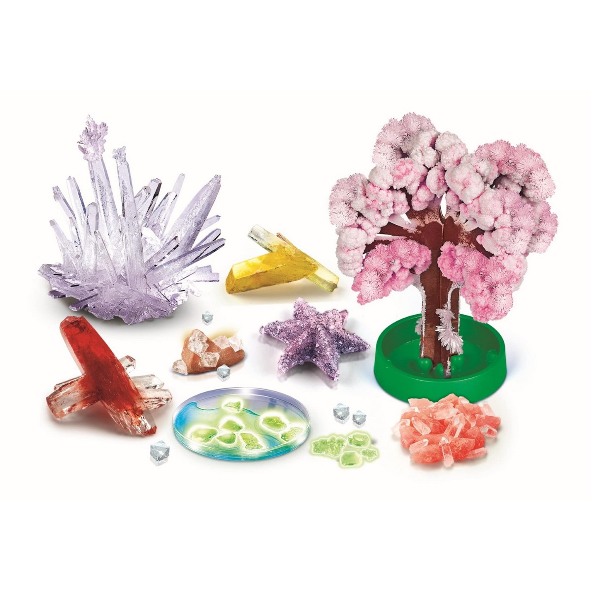 Vetenskapsspel Clementoni The Mega Crystals Franska 52490 - 6