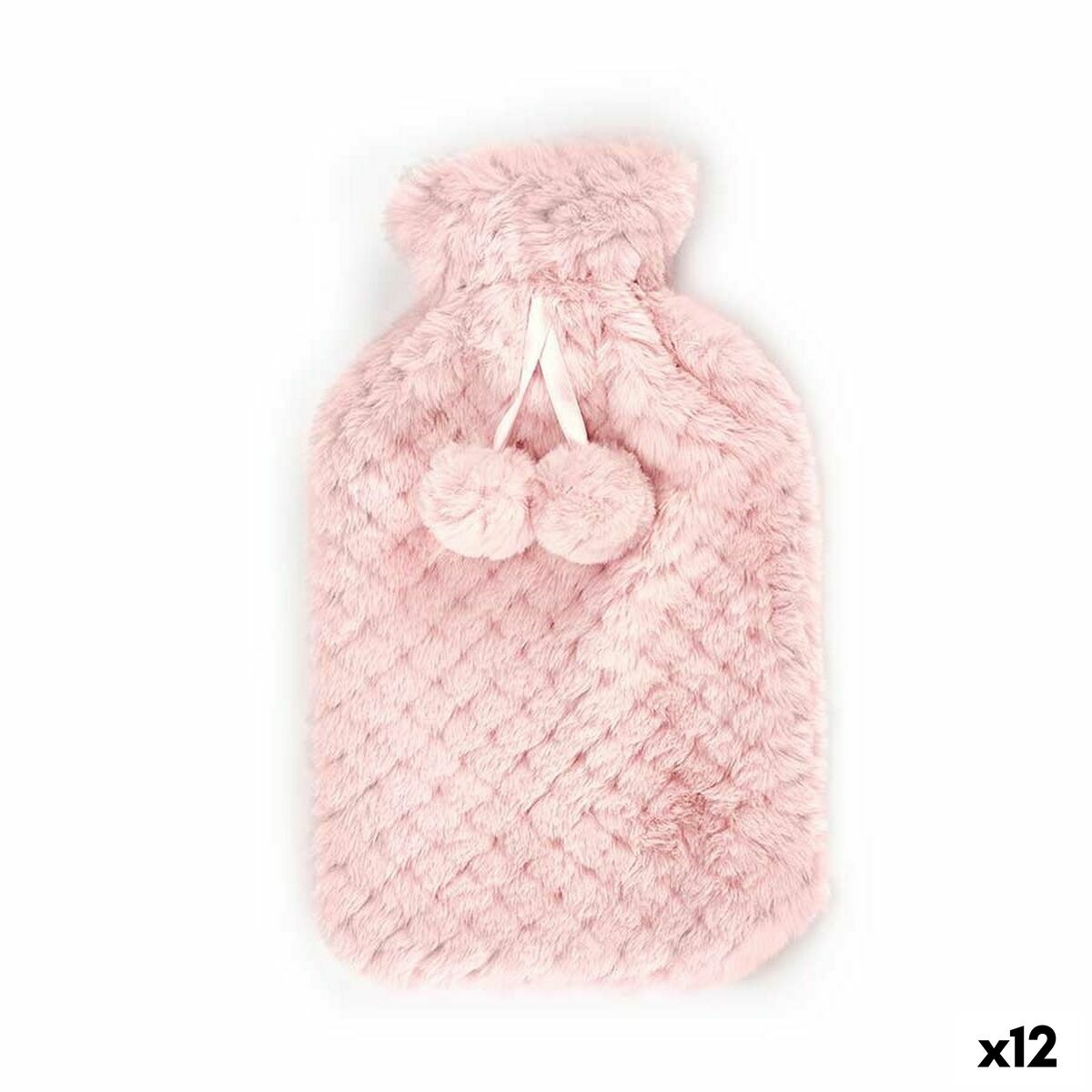 Varmvattenflaska Gift Decor Rosa Plast 1,8 L (12 antal)
