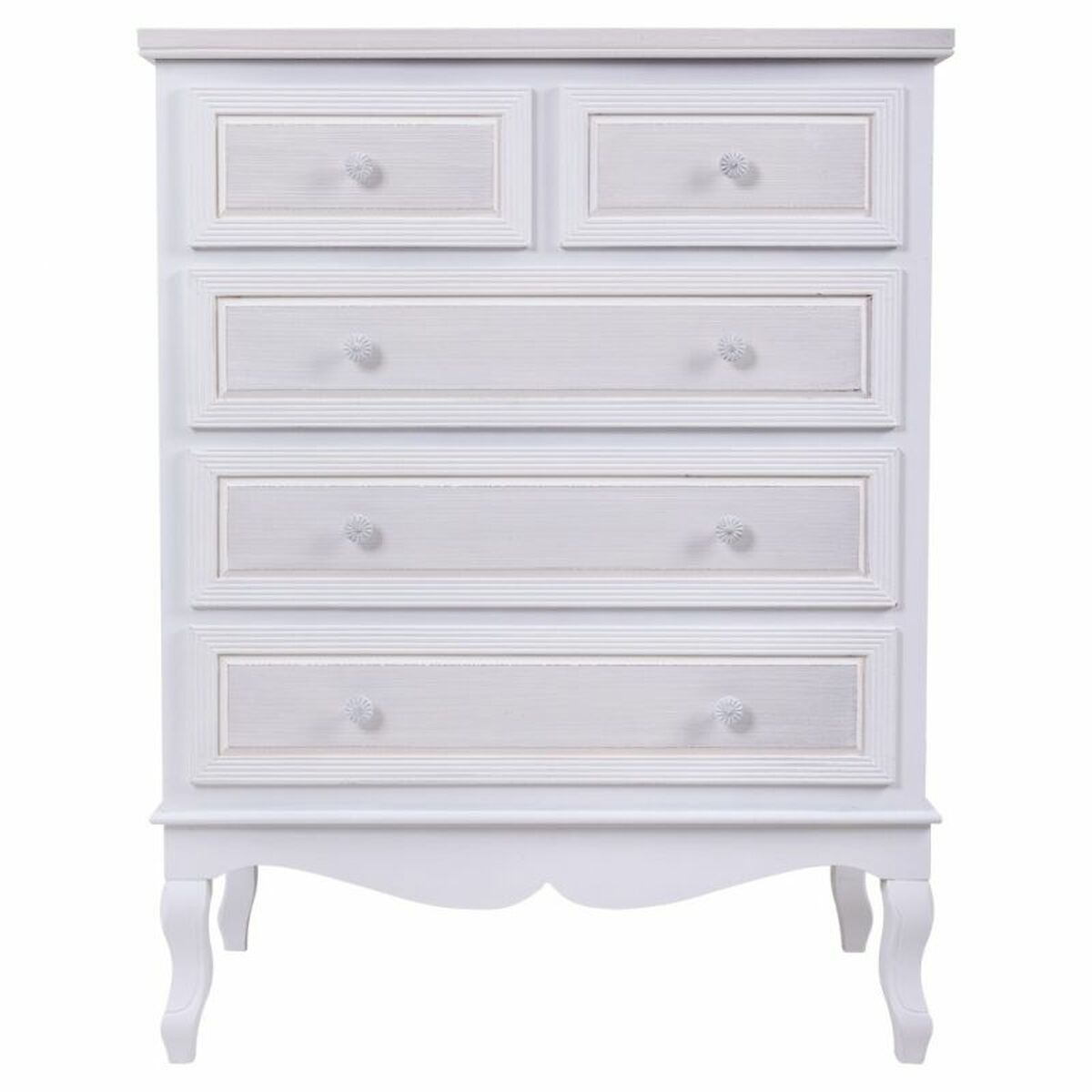 Kommod Alexandra House Living Vit Trä MDF 40 x 105 x 80 cm - 4