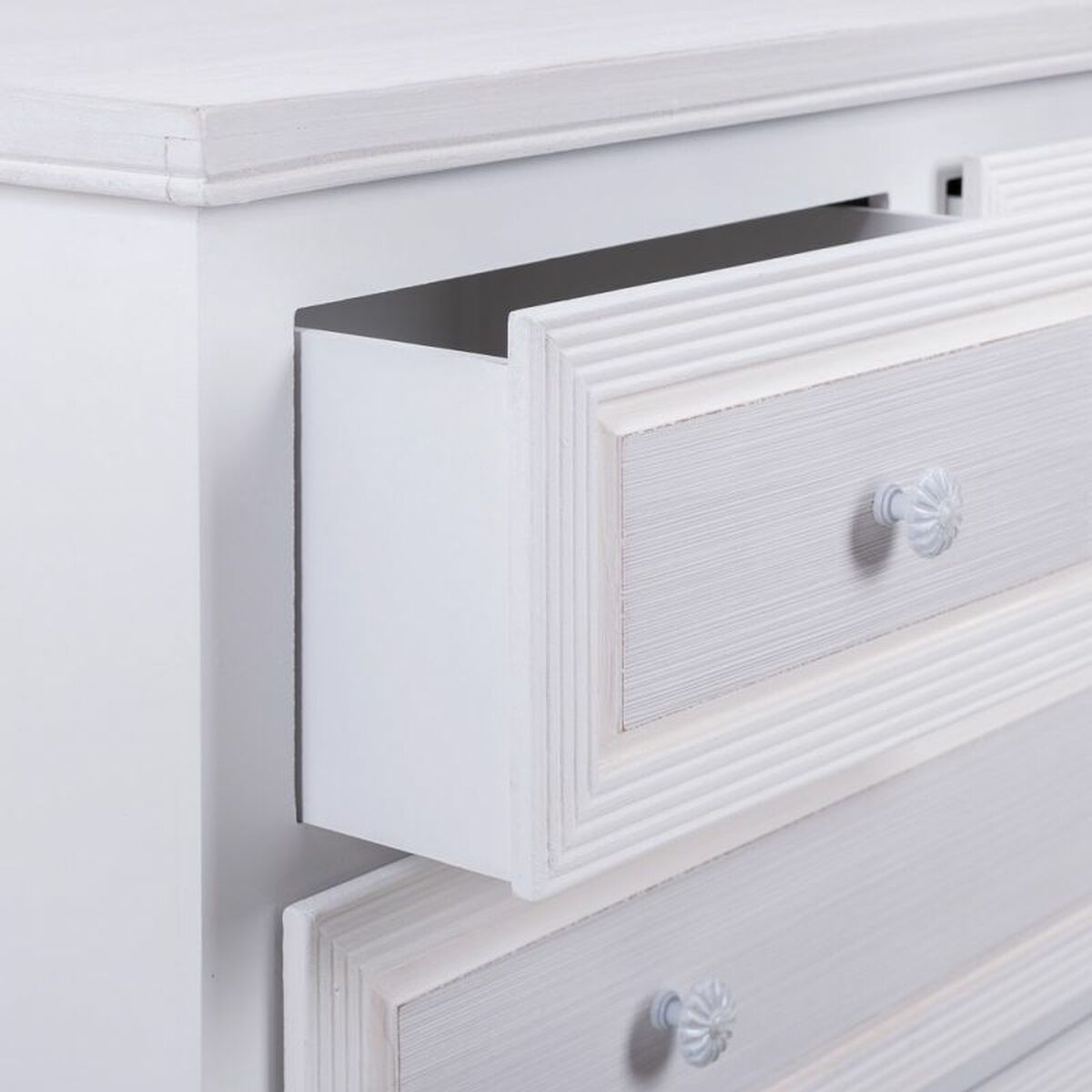 Kommod Alexandra House Living Vit Trä MDF 40 x 105 x 80 cm - 7