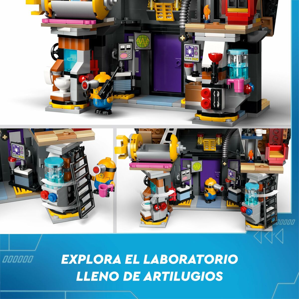 Byggsats Lego Minions y la mansión familiar de Gru 868 Delar - 5