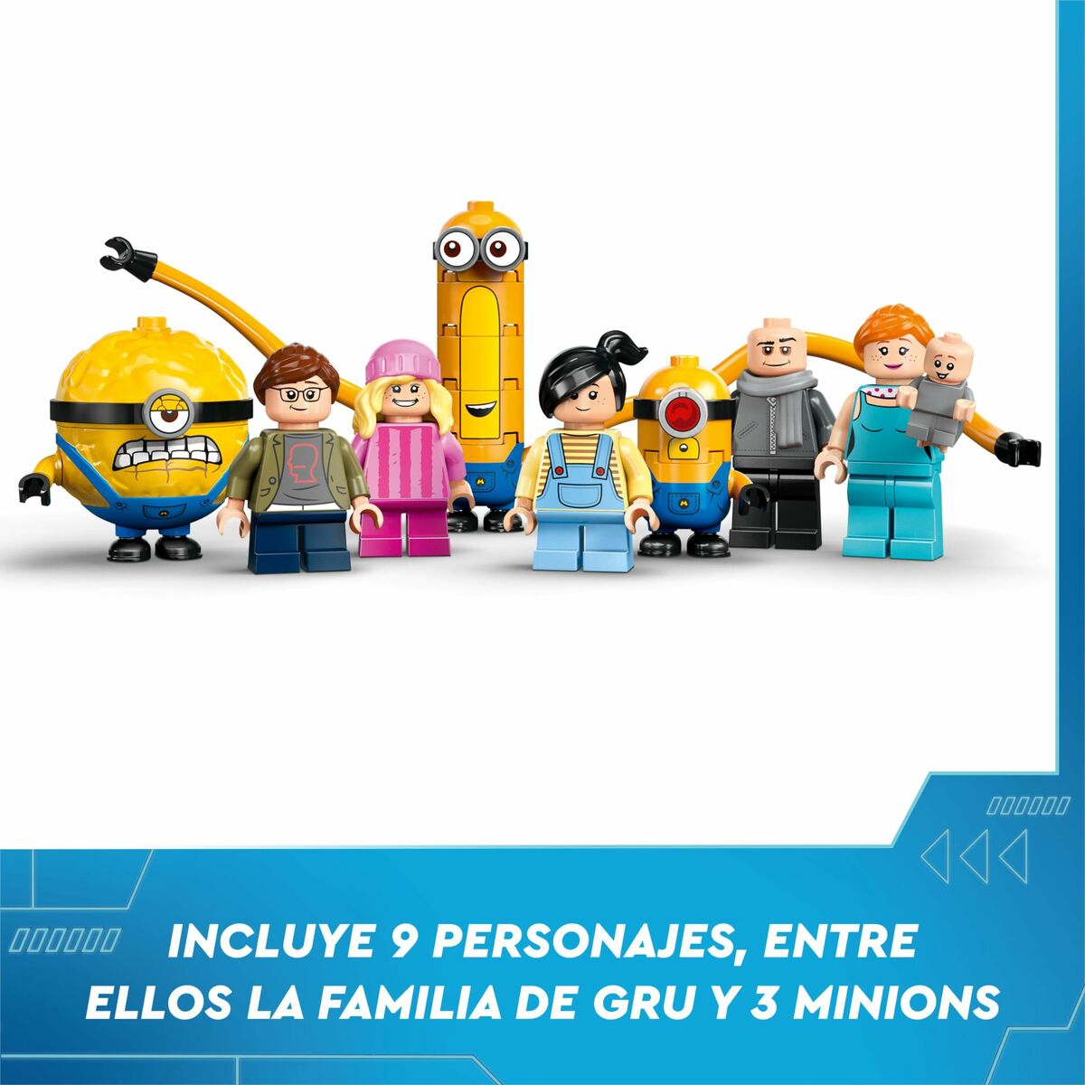 Byggsats Lego Minions y la mansión familiar de Gru 868 Delar - 7