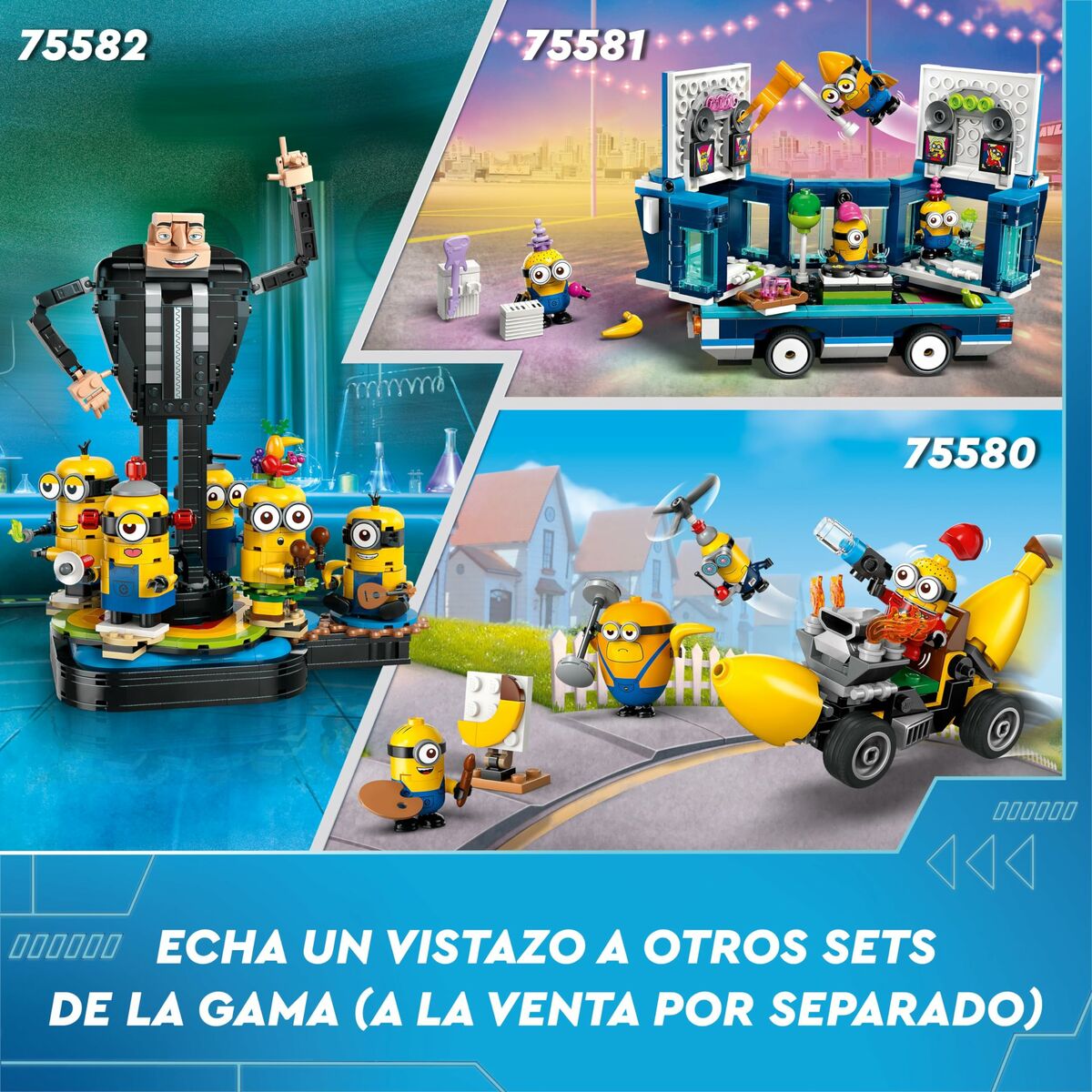 Byggsats Lego Minions y la mansión familiar de Gru 868 Delar - 8