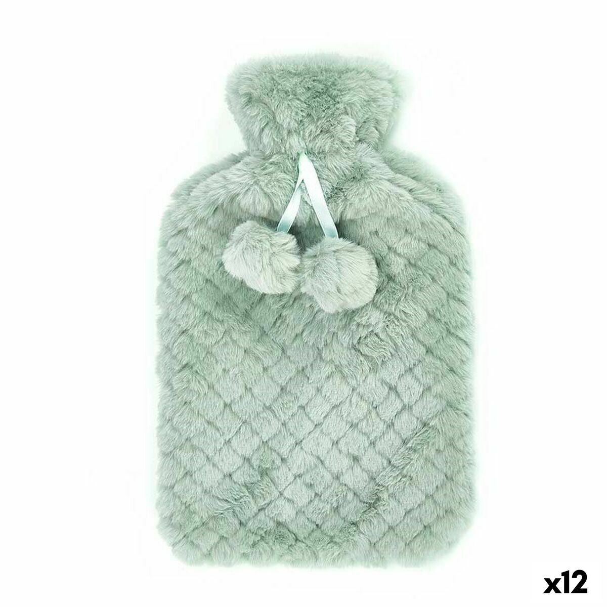 Varmvattenflaska Gift Decor Grön Plast 1,8 L (12 antal)