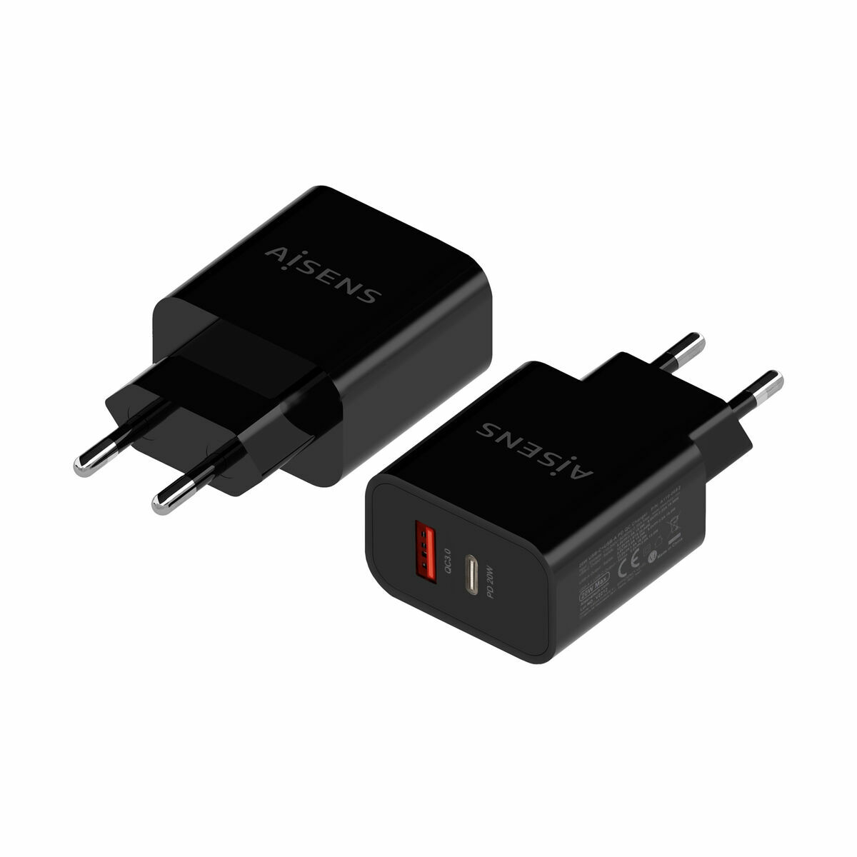 Väggladdare Aisens A110-0682 Svart 20 W (1 antal) - 2