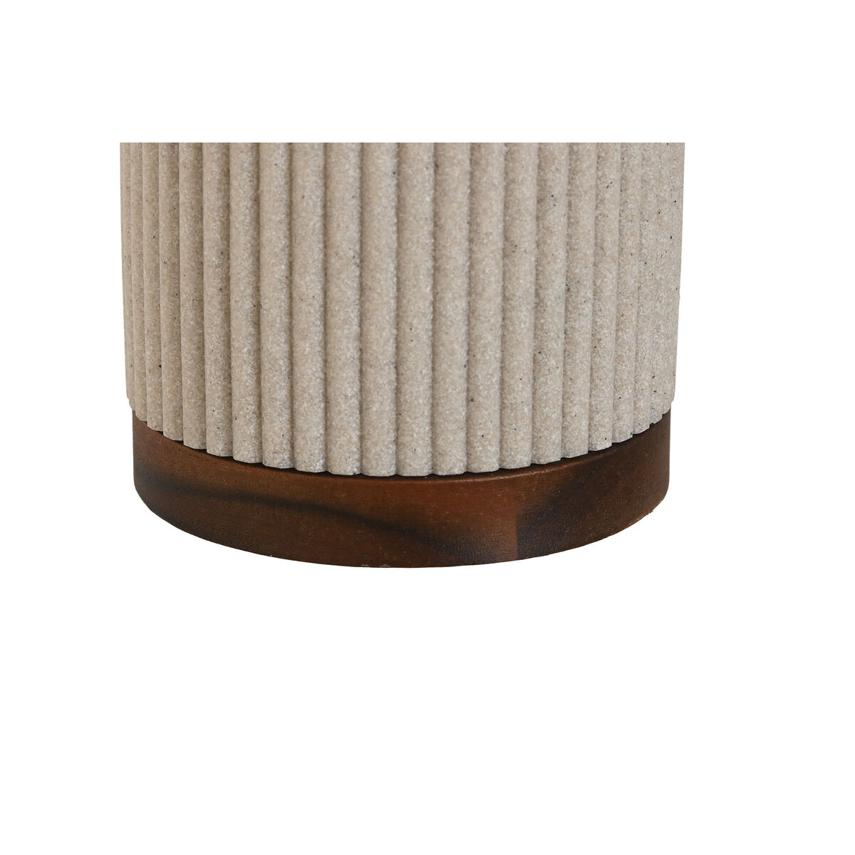 Toalettborste Home ESPRIT Brun Svart Beige Harts Akaciaträ 9,5 x 9,5 x 38 cm - 3