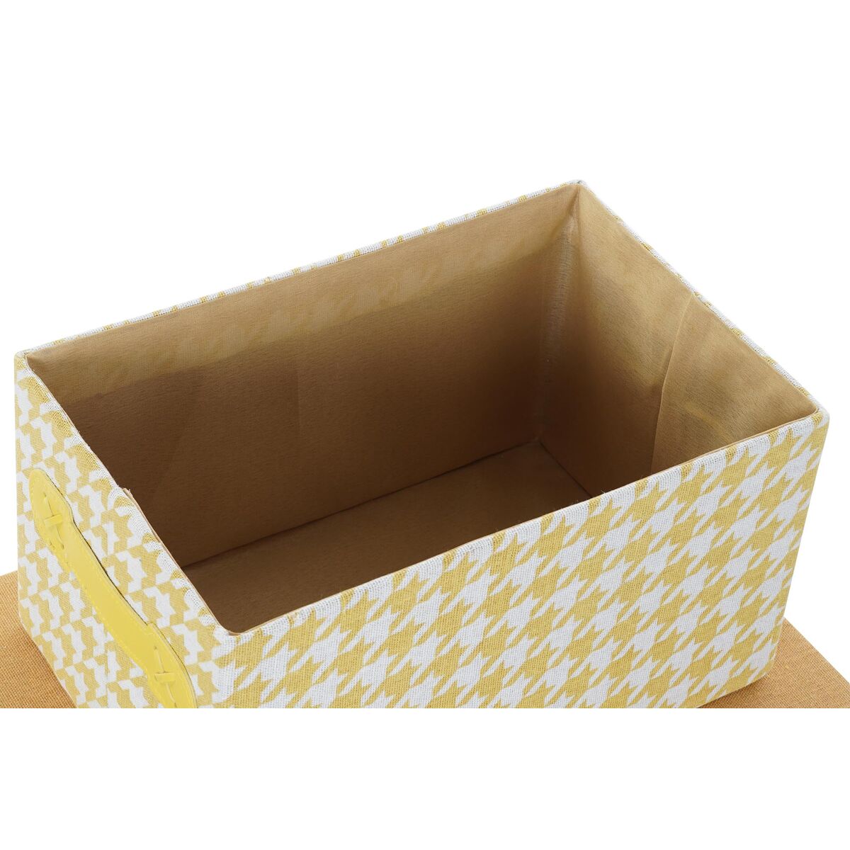 Set med stapelbara förvaringslådor DKD Home Decor Grå Blå Gul 40 x 30 x 20 cm - 5