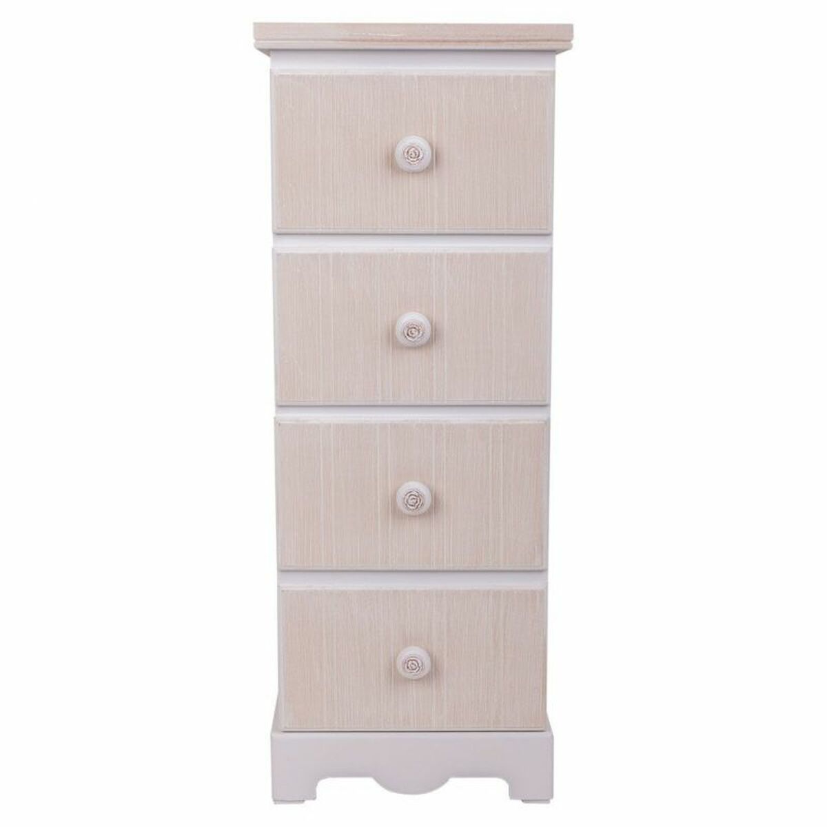 Byrå Alexandra House Living Vit Trä MDF 26 x 80 x 31 cm - 3