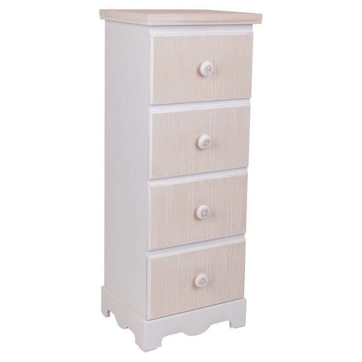 Byrå Alexandra House Living Vit Trä MDF 26 x 80 x 31 cm