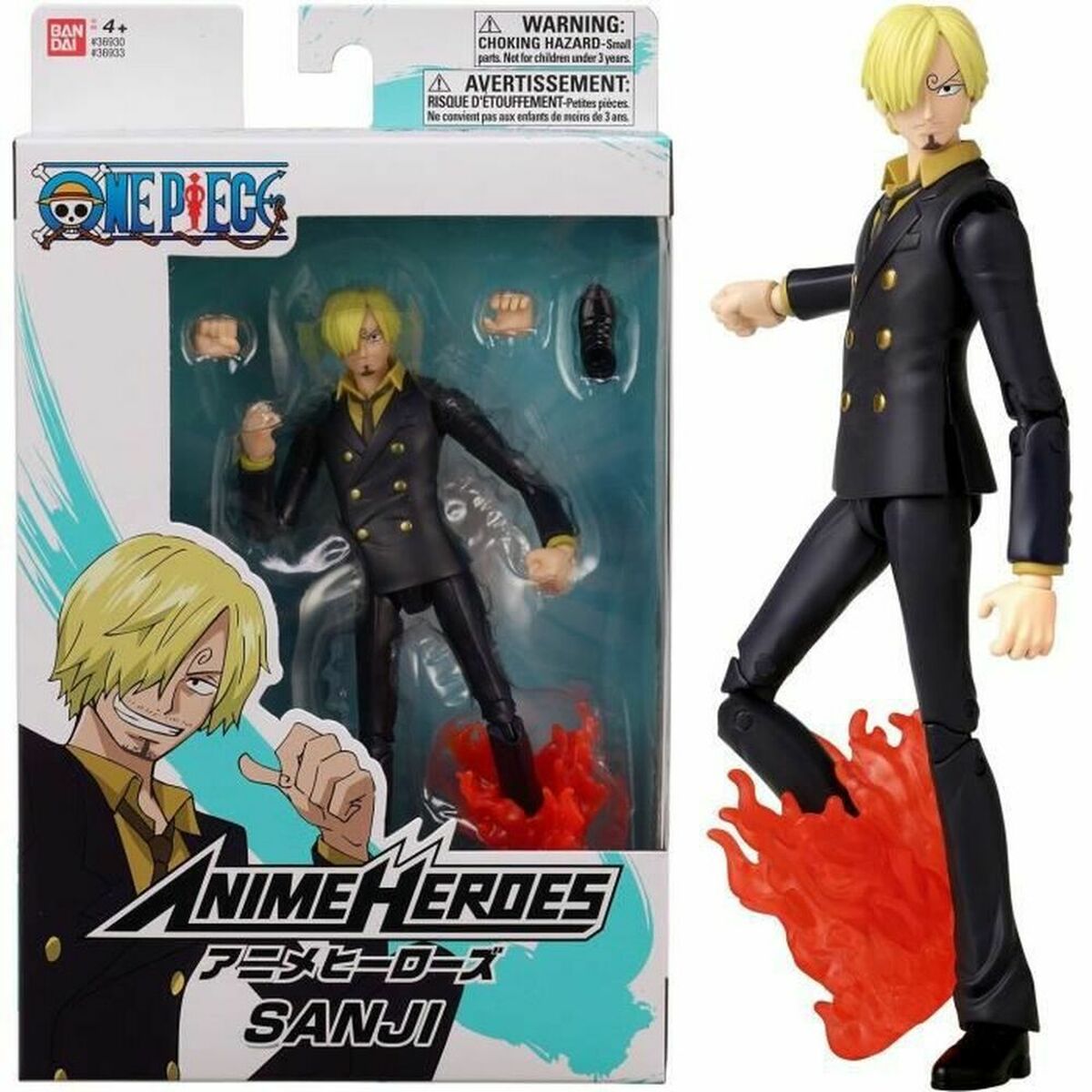 Actionfigurer Bandai Sanji 17 cm