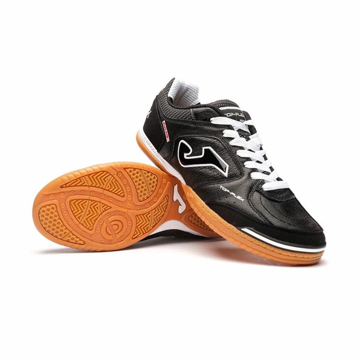 Fotbollsskor för inomhusbruk för vuxna Joma Sport Top Flex 21 Svart Män - 7