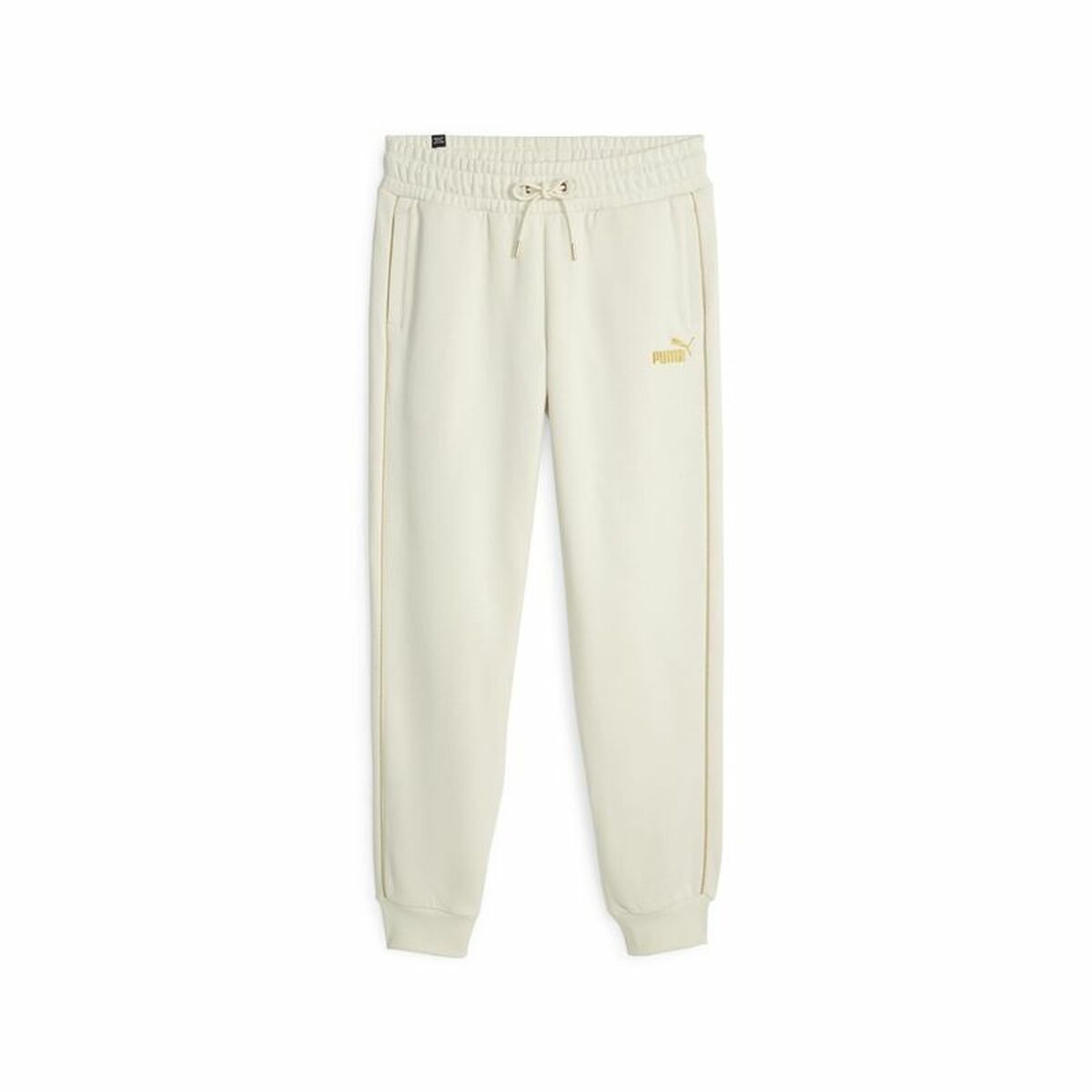 Långa träningsbyxor Puma Ess+ Minimal Gold Beige Kvinna - 2