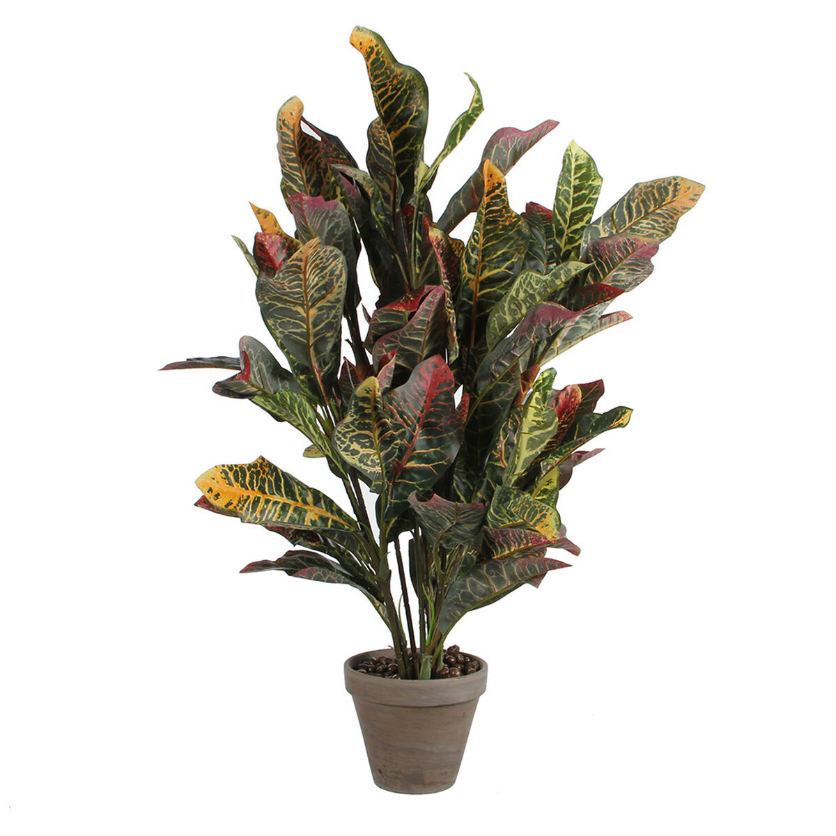 Dekorativ växt Mica Decorations Croton Grön PVC (73 x 40 cm) - 2