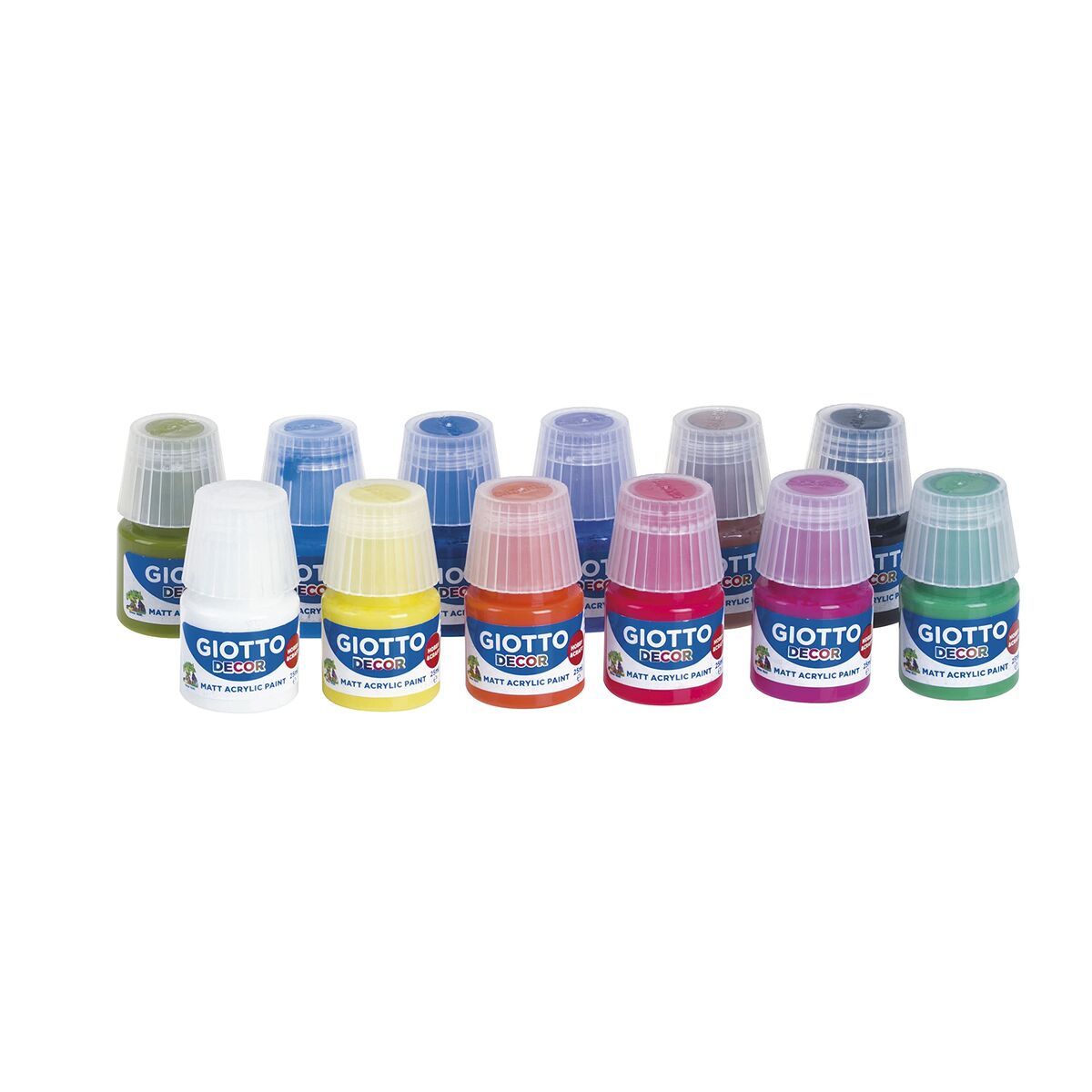 Gouache Giotto Decor Multicolour 12 Delar 25 ml (12 antal) - 2