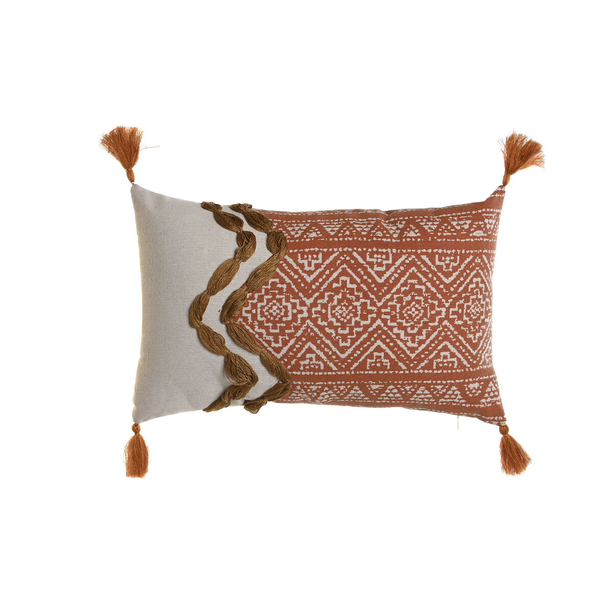 Kudde Home ESPRIT Terrakota n Boho 50 x 5 x 30 cm
