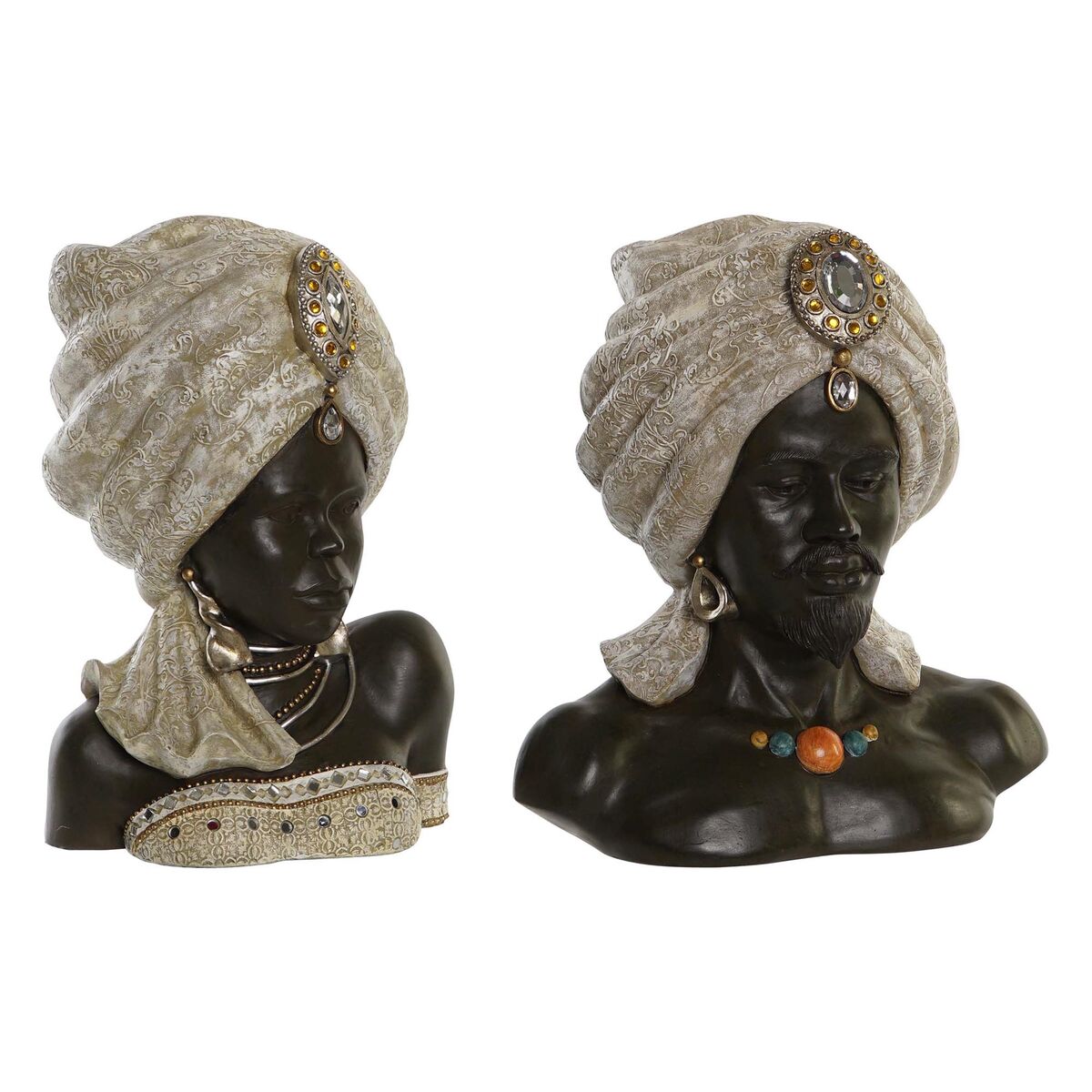 Prydnadsfigur DKD Home Decor 2 antal (Renoverade A) - 4